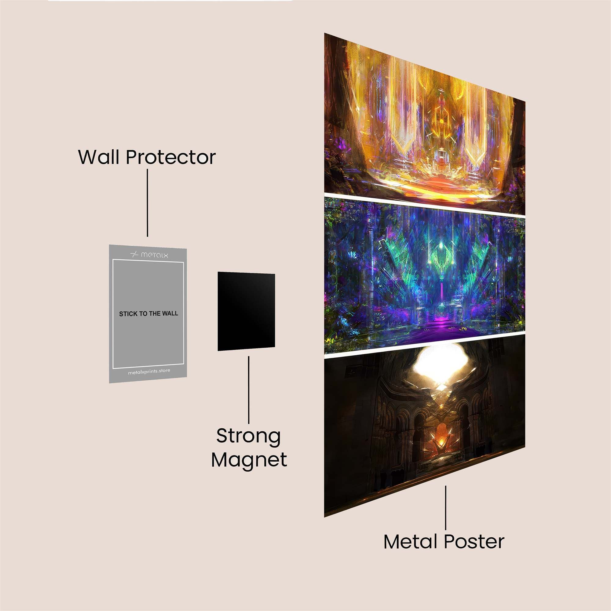 Portal Radiance Safe Wall Magnetic / M