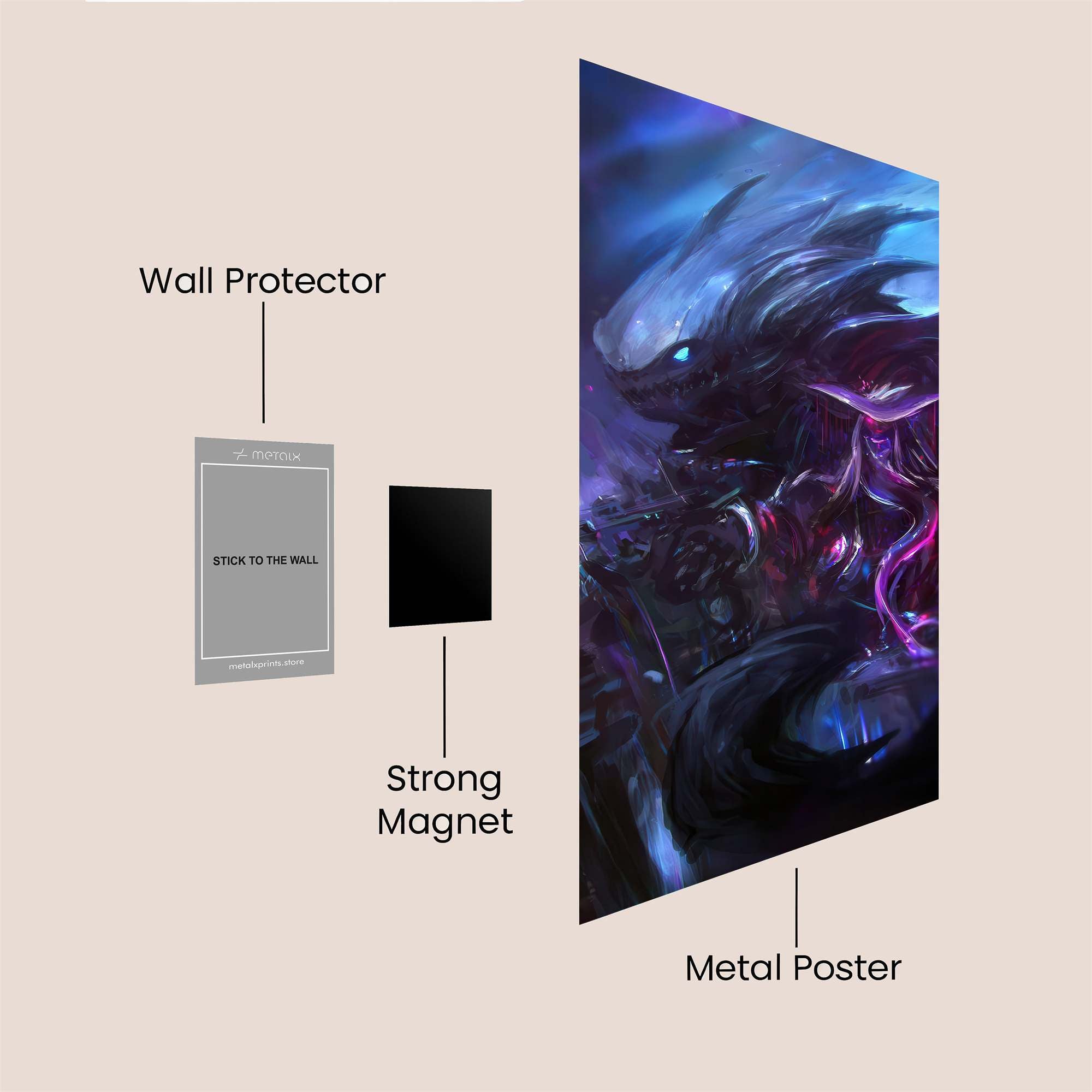 Leviathan Gloom Safe Wall Magnetic / M
