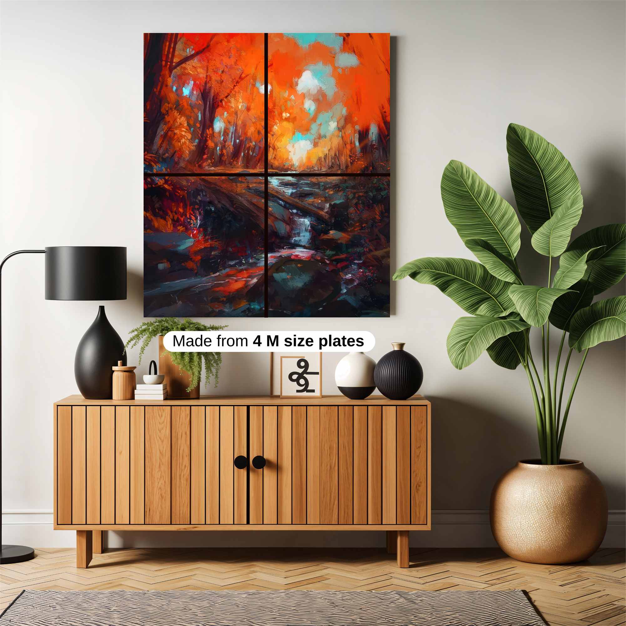 Autumn Whimsy Safe Wall Magnetic / M