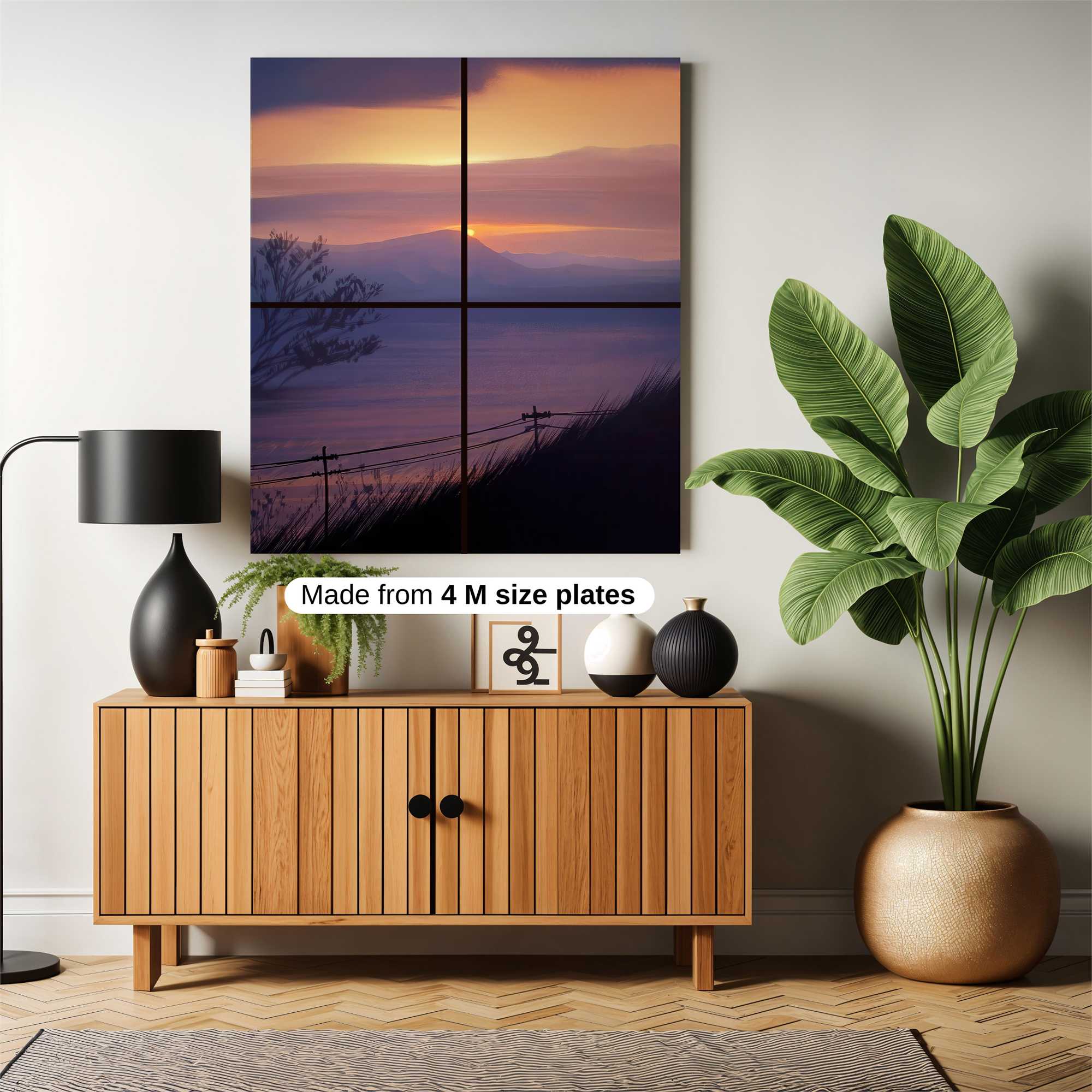 Sunset Serenity Safe Wall Magnetic / M
