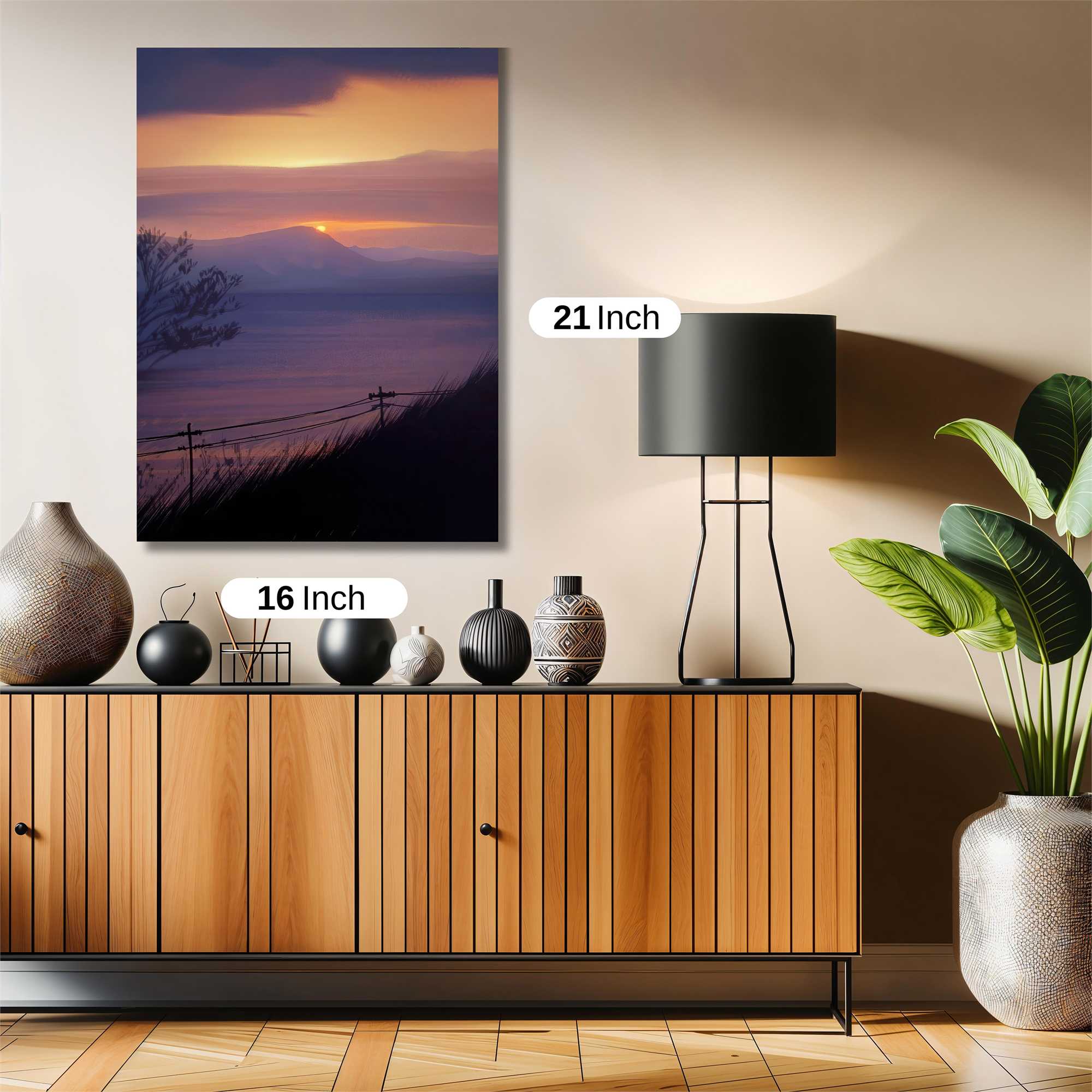 Sunset Serenity Safe Wall Magnetic / M