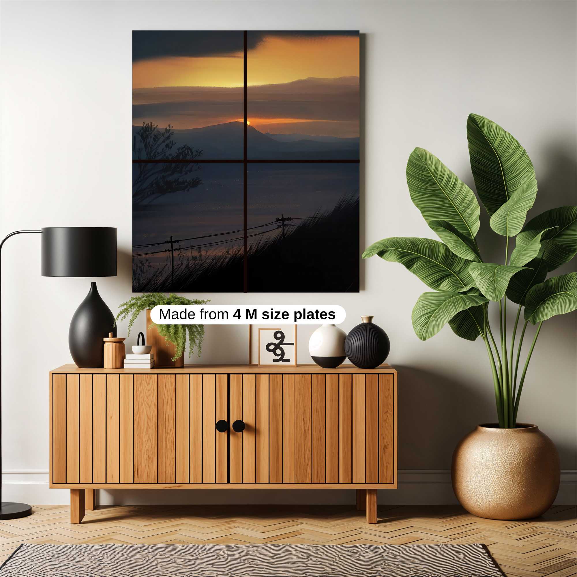 Sunset Serenity Safe Wall Magnetic / M