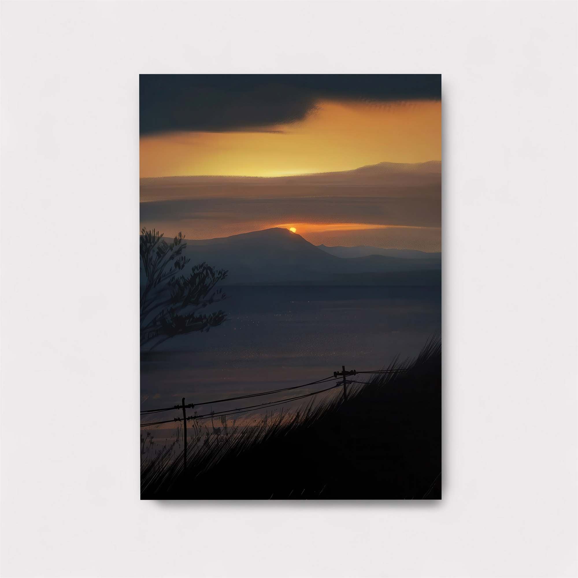 Sunset Serenity Safe Wall Magnetic / M