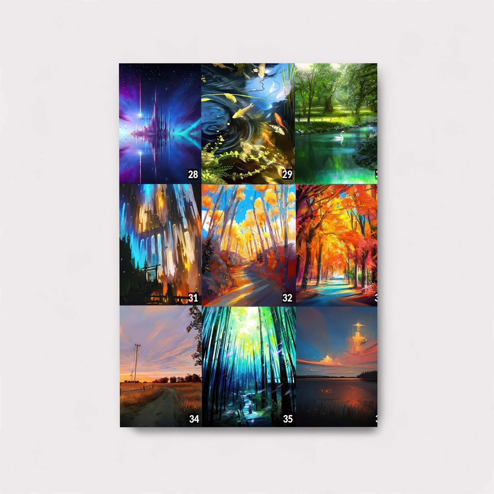 Aurora Dream Safe Wall Magnetic / M