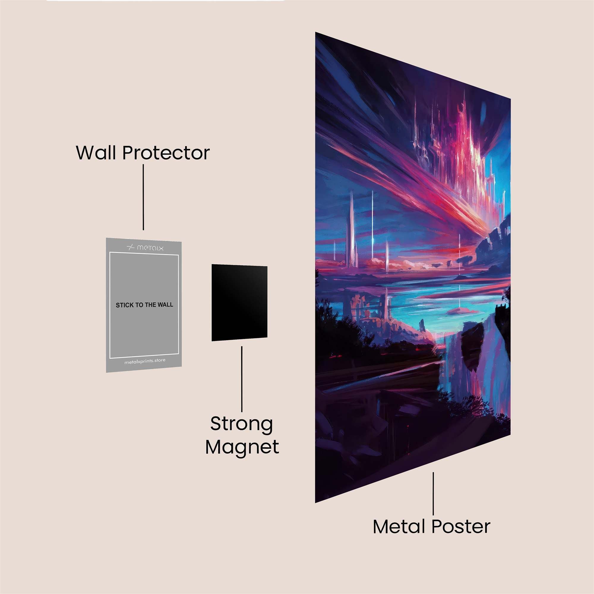Aurora Serenity Safe Wall Magnetic / M