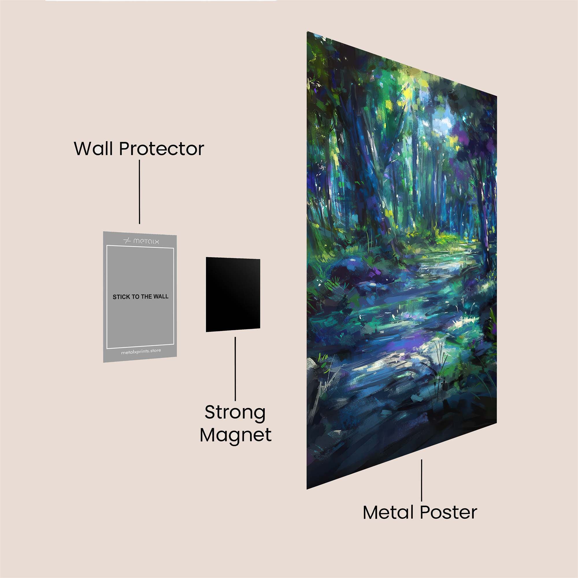 Forest Whispers Safe Wall Magnetic / M