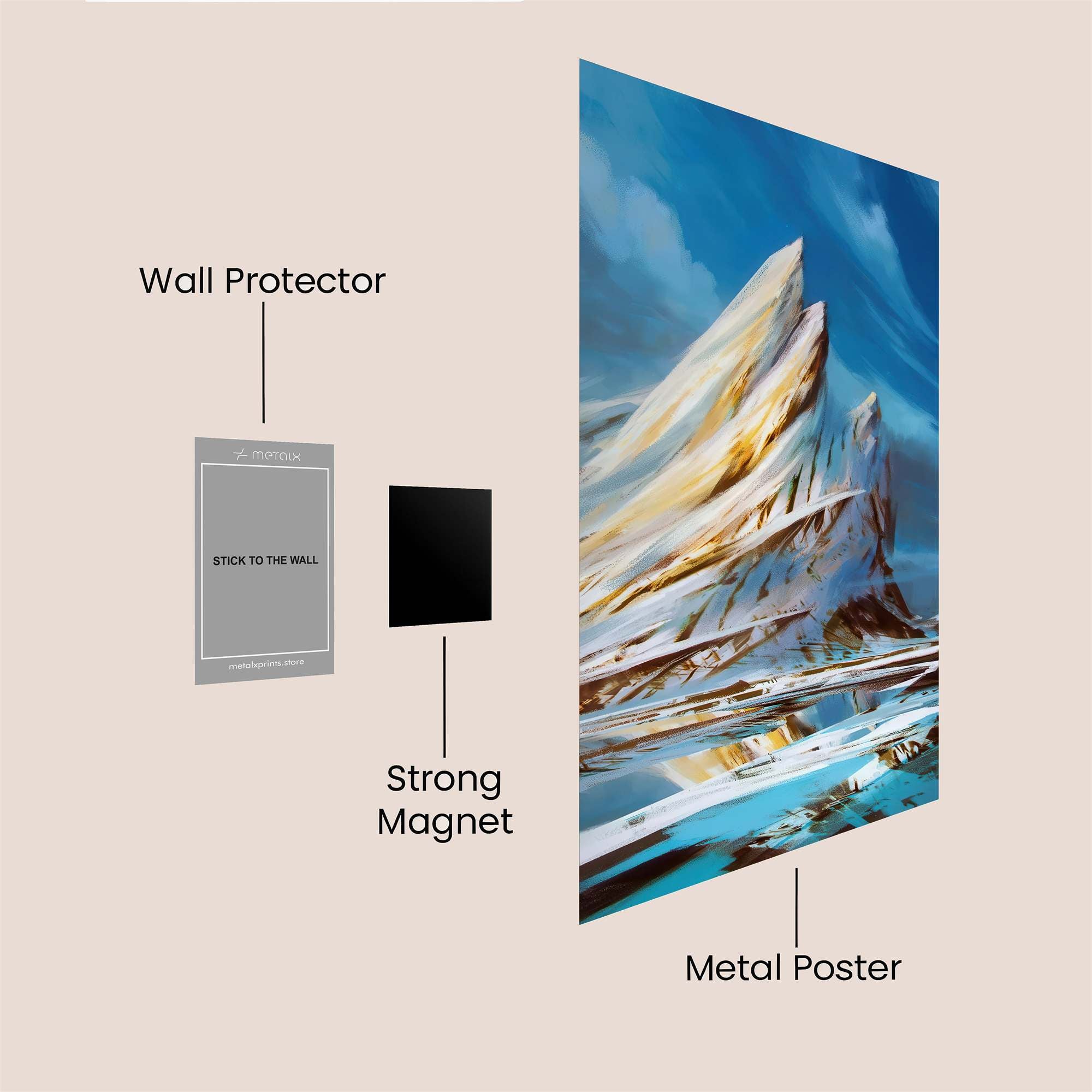 Frost Whisper Safe Wall Magnetic / M