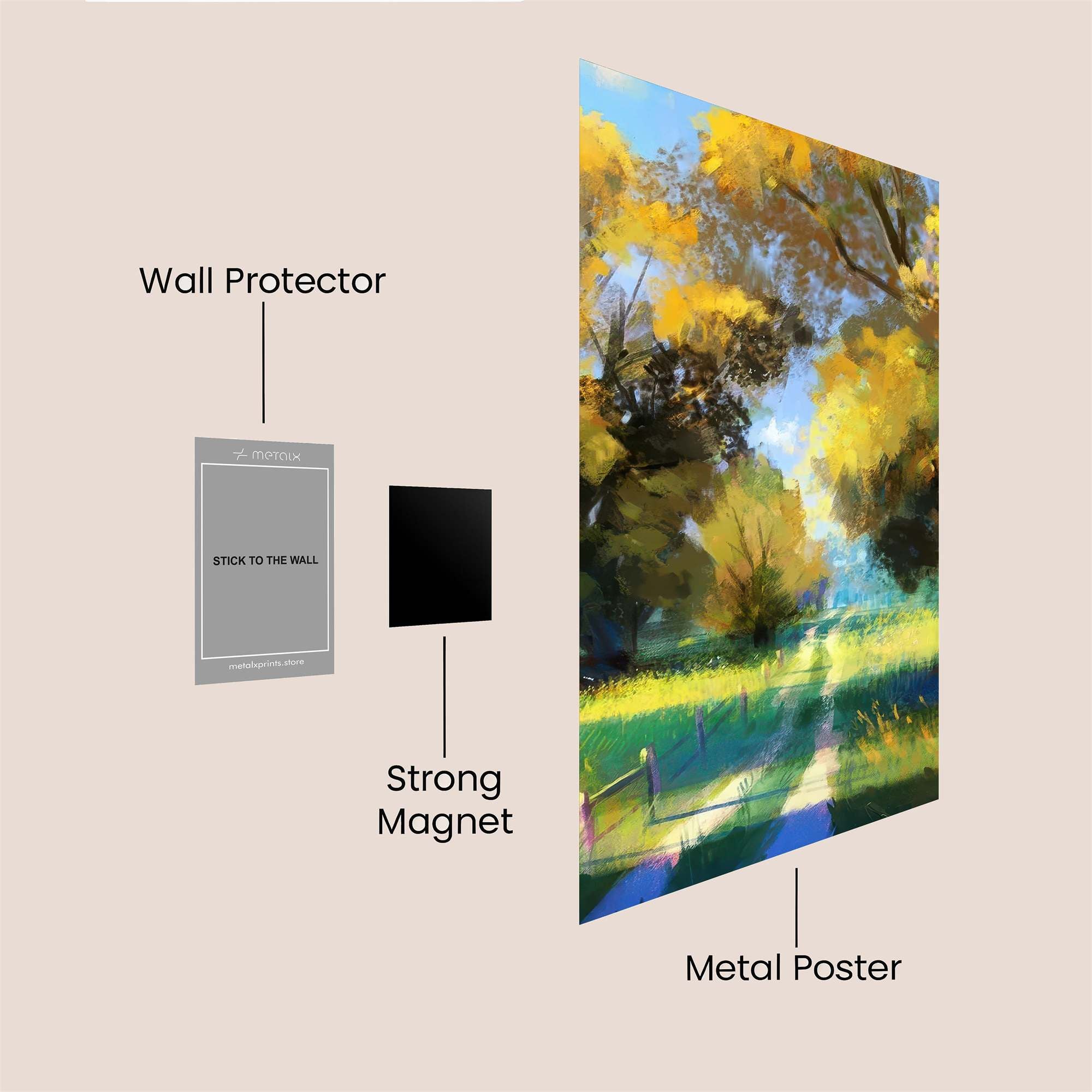 Autumn Serenity Safe Wall Magnetic / M