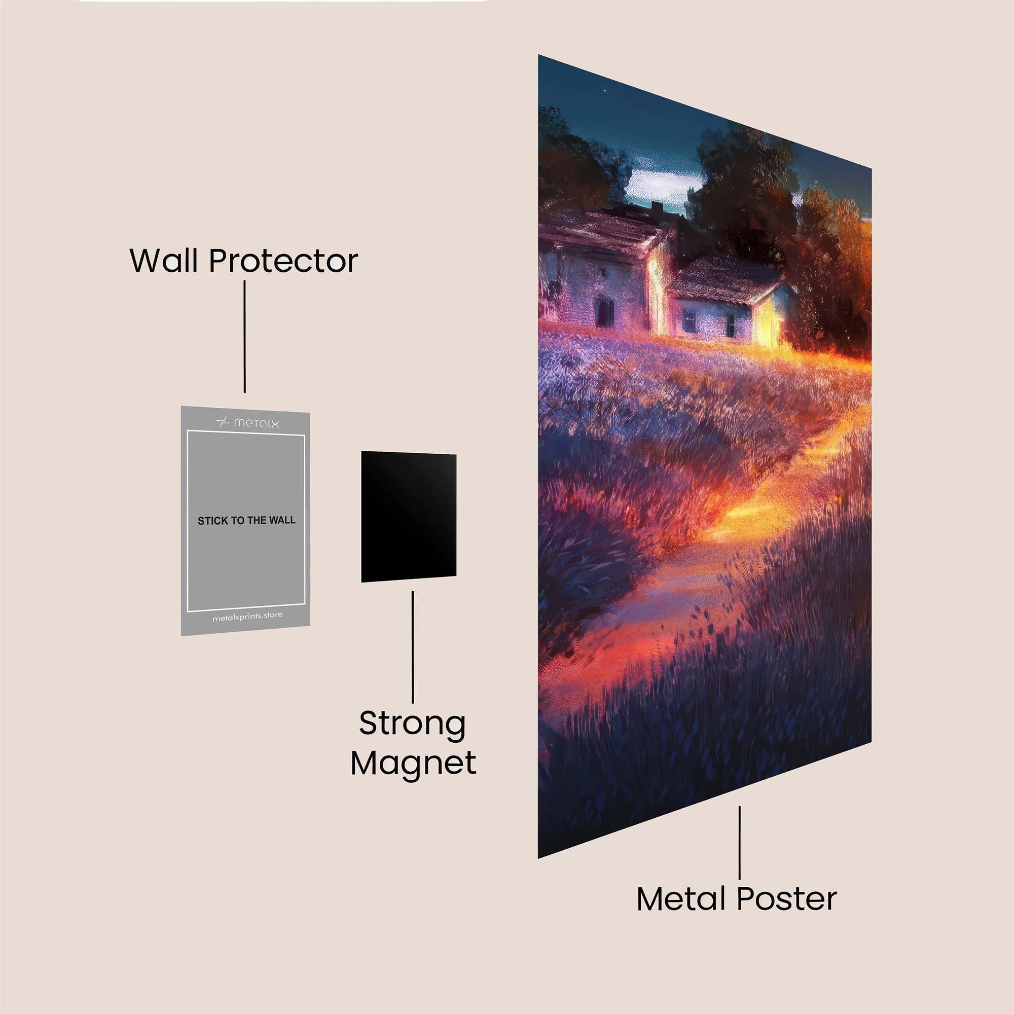Cottage Radiance Safe Wall Magnetic / M