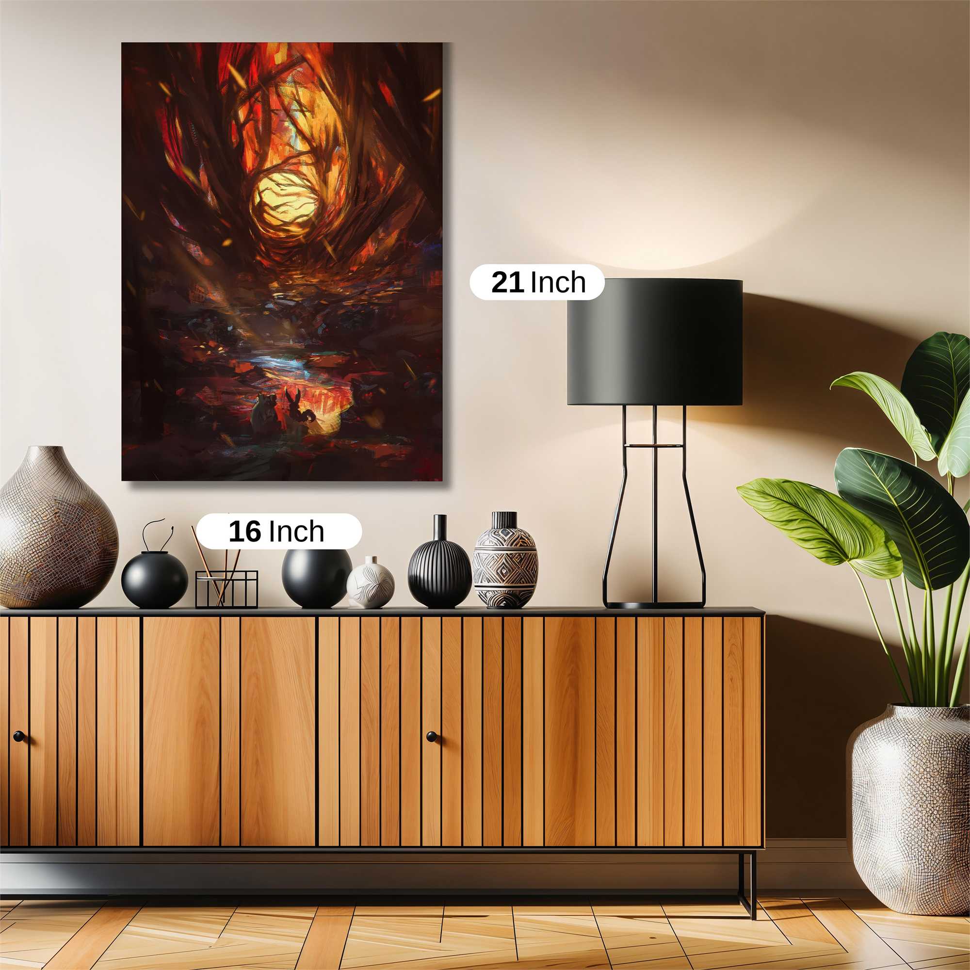 Forest Inferno Safe Wall Magnetic / M