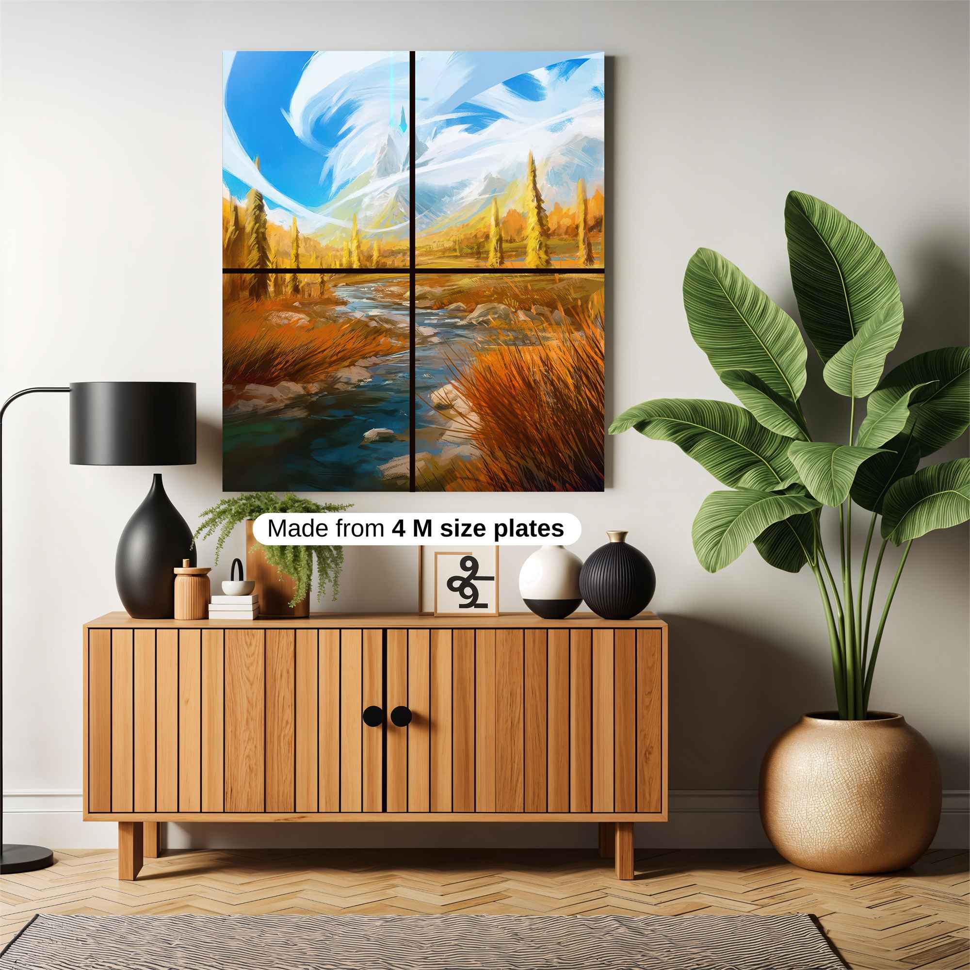 Mountain Serenity Safe Wall Magnetic / M