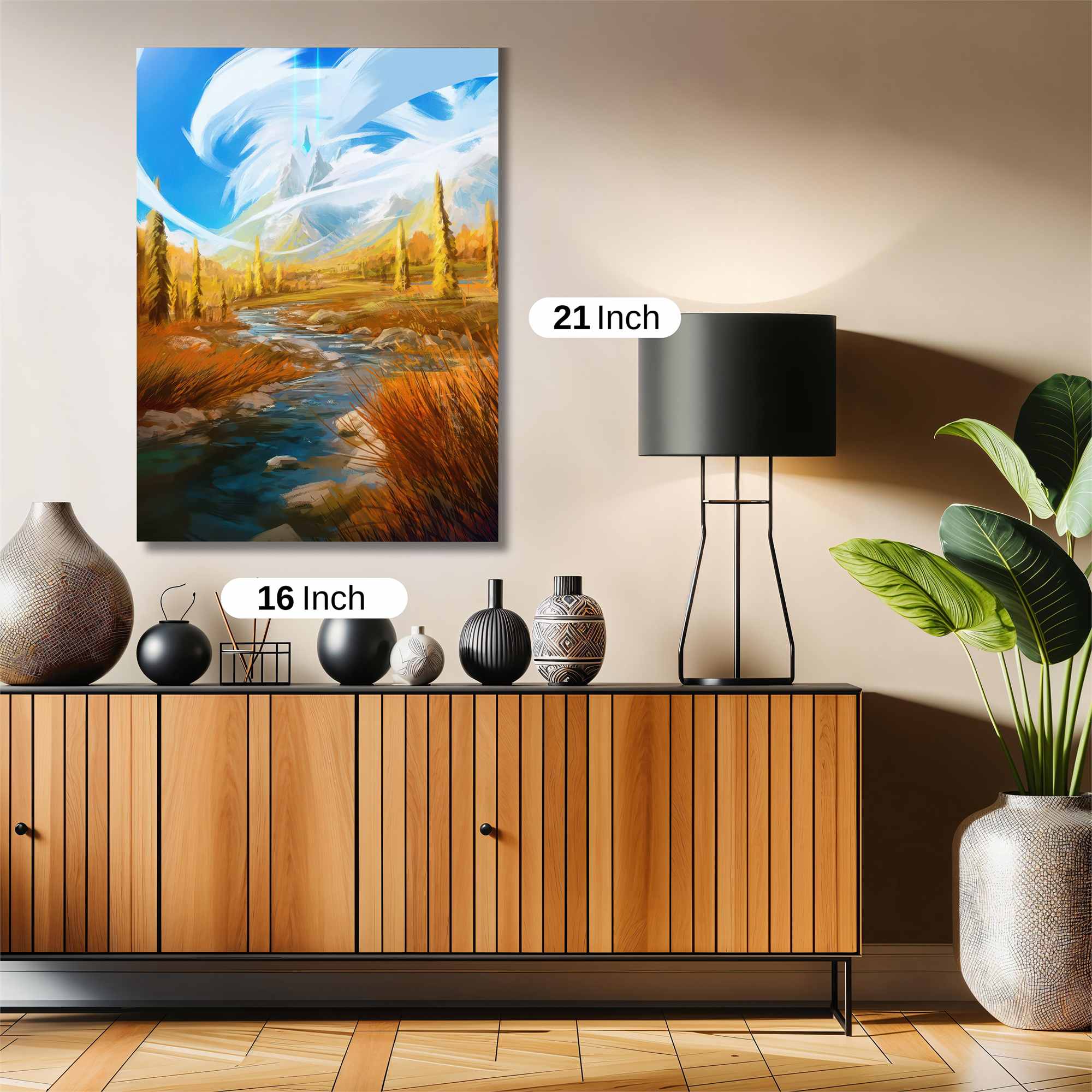 Mountain Serenity Safe Wall Magnetic / M