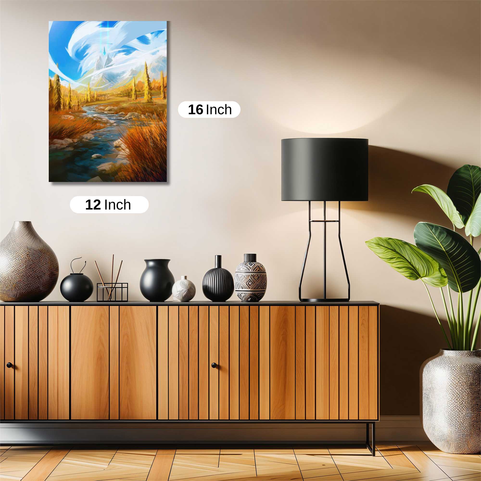 Mountain Serenity Safe Wall Magnetic / M