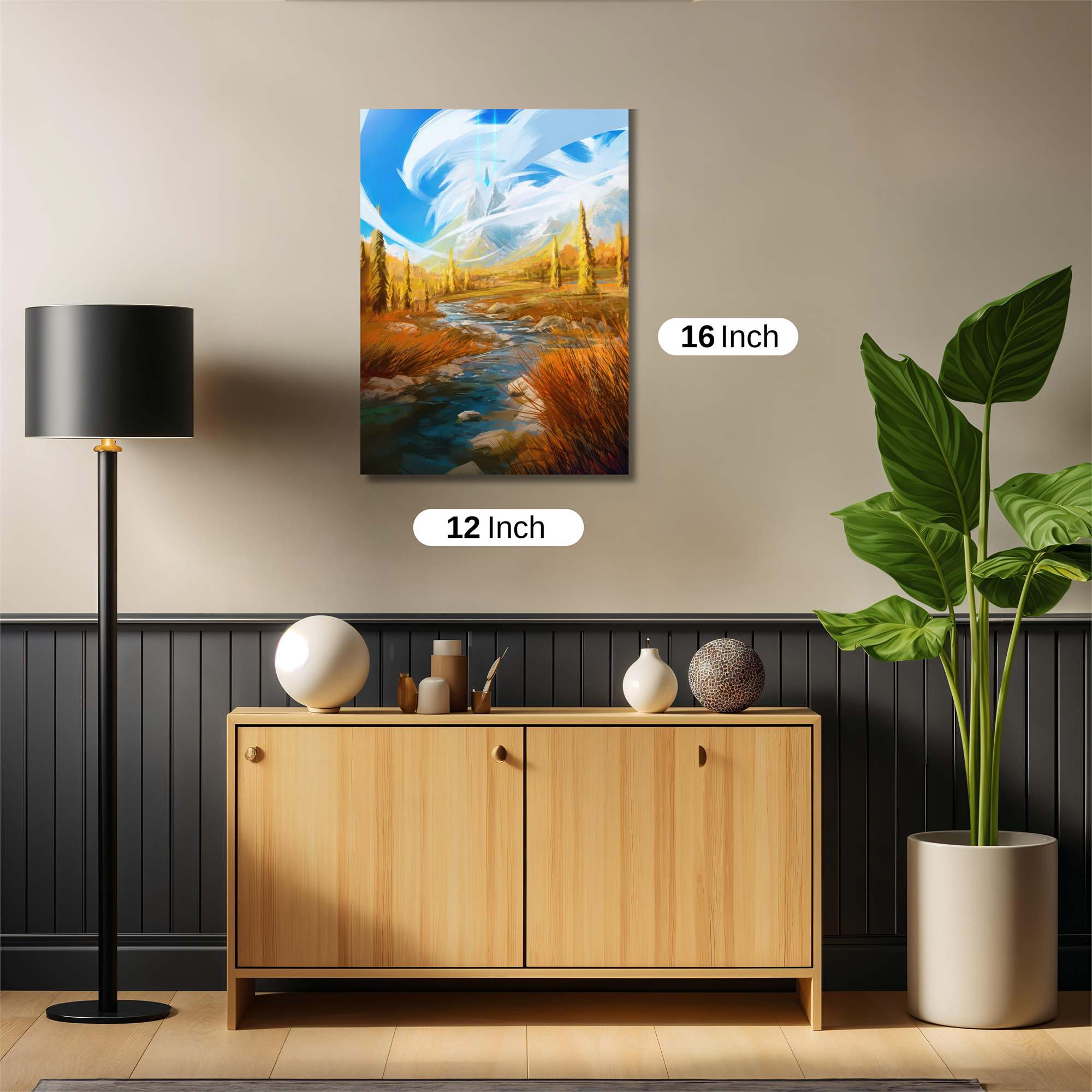 Mountain Serenity Safe Wall Magnetic / M