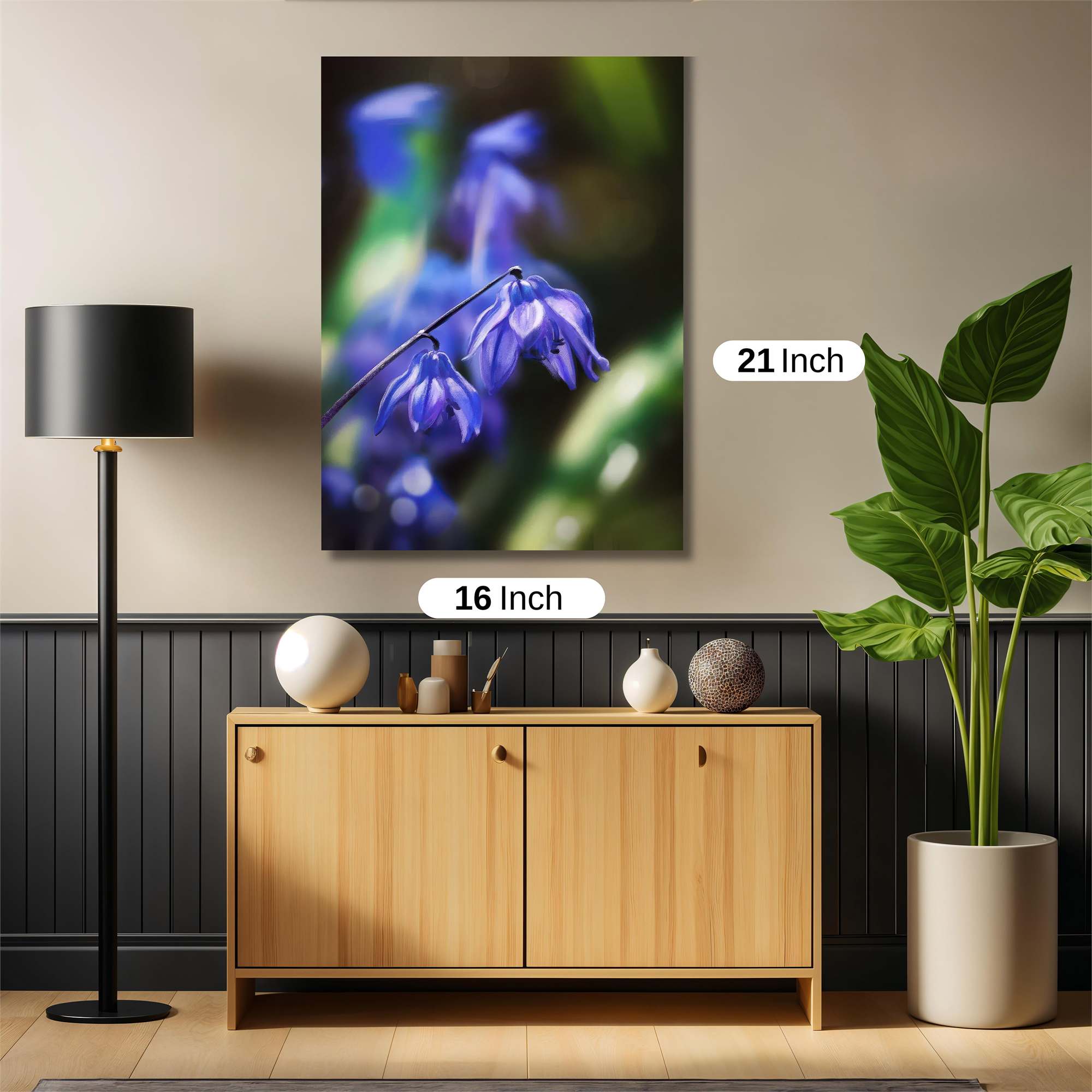 Bluebell Serenity Safe Wall Magnetic / M