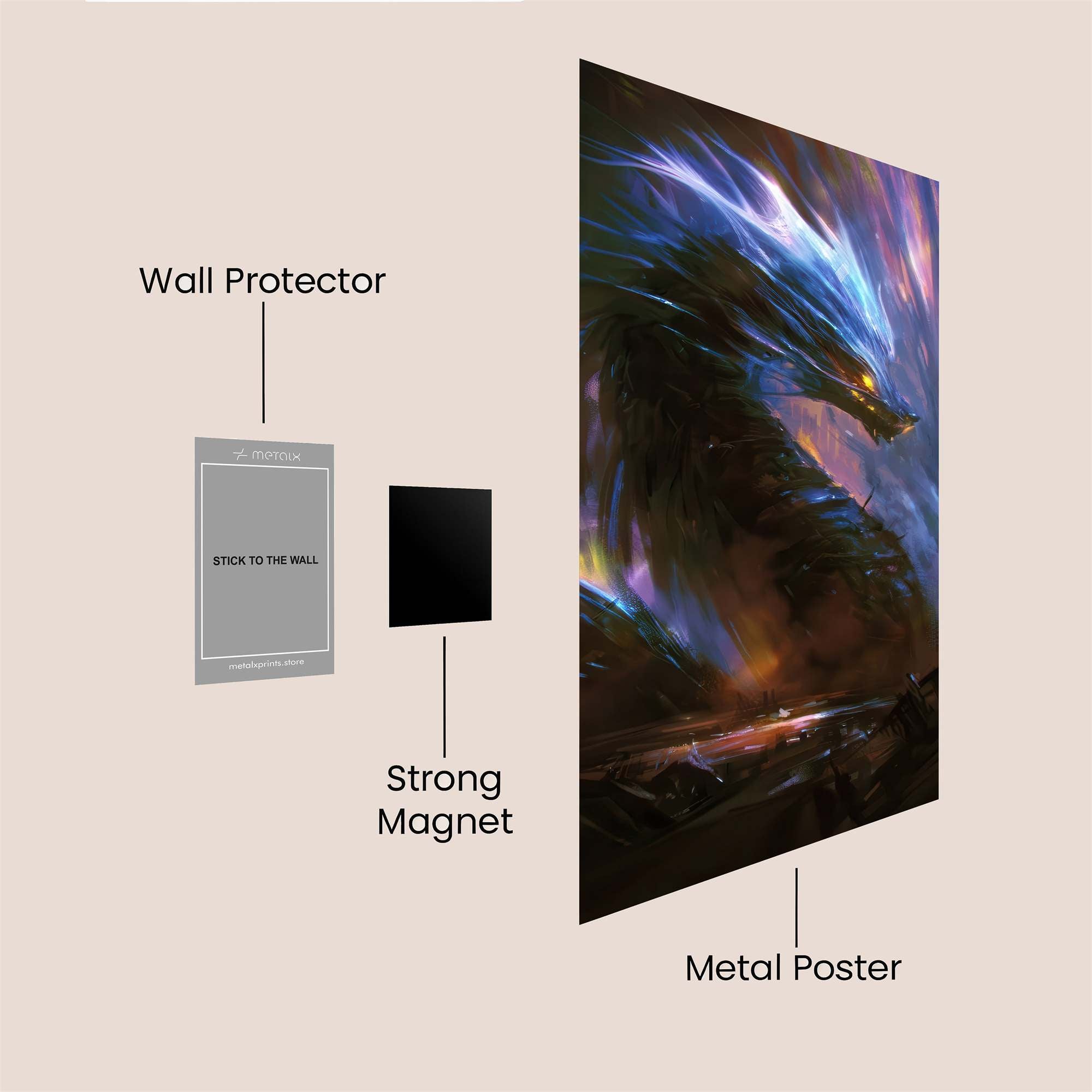 Dragon Radiance Safe Wall Magnetic / M