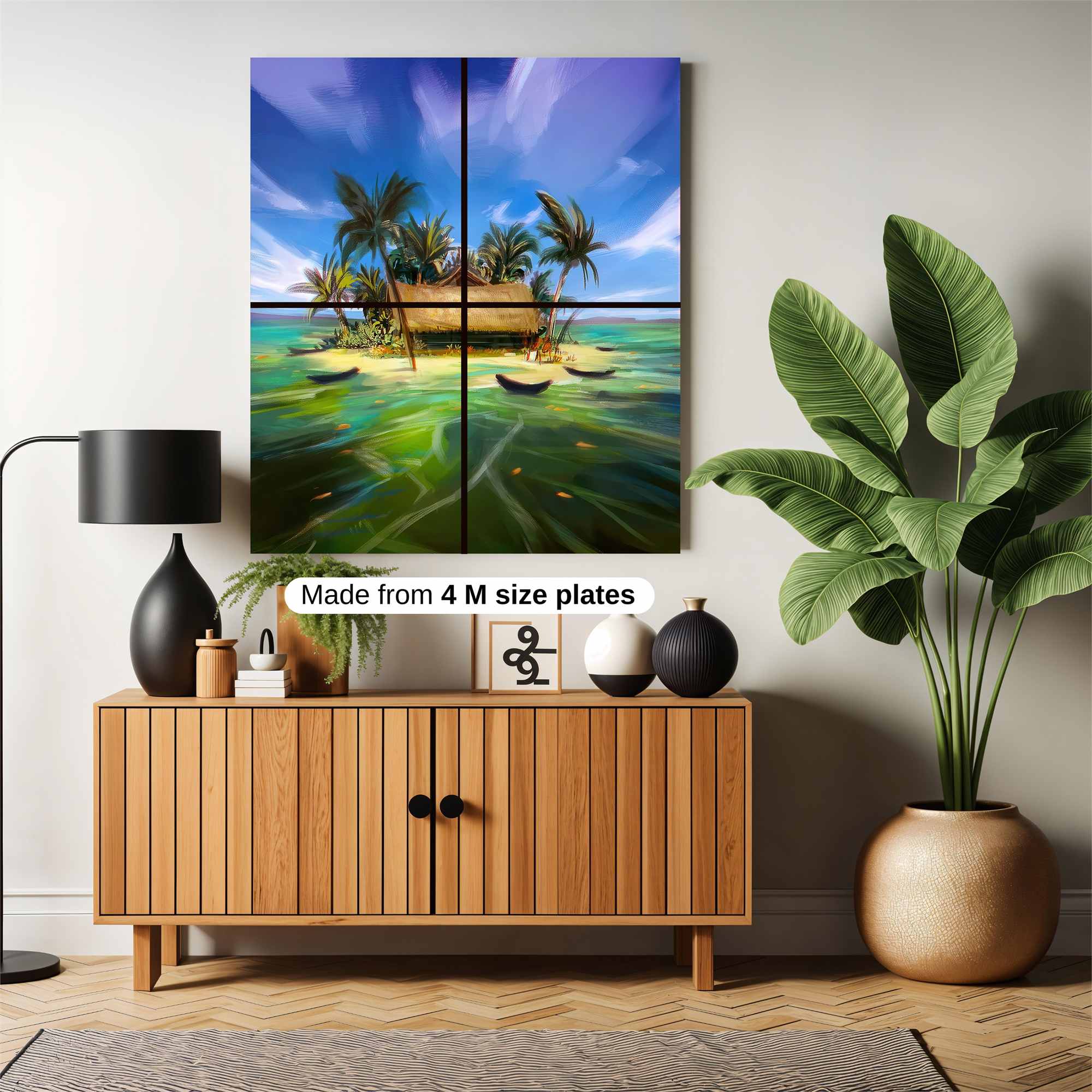 Island Serenity Safe Wall Magnetic / M