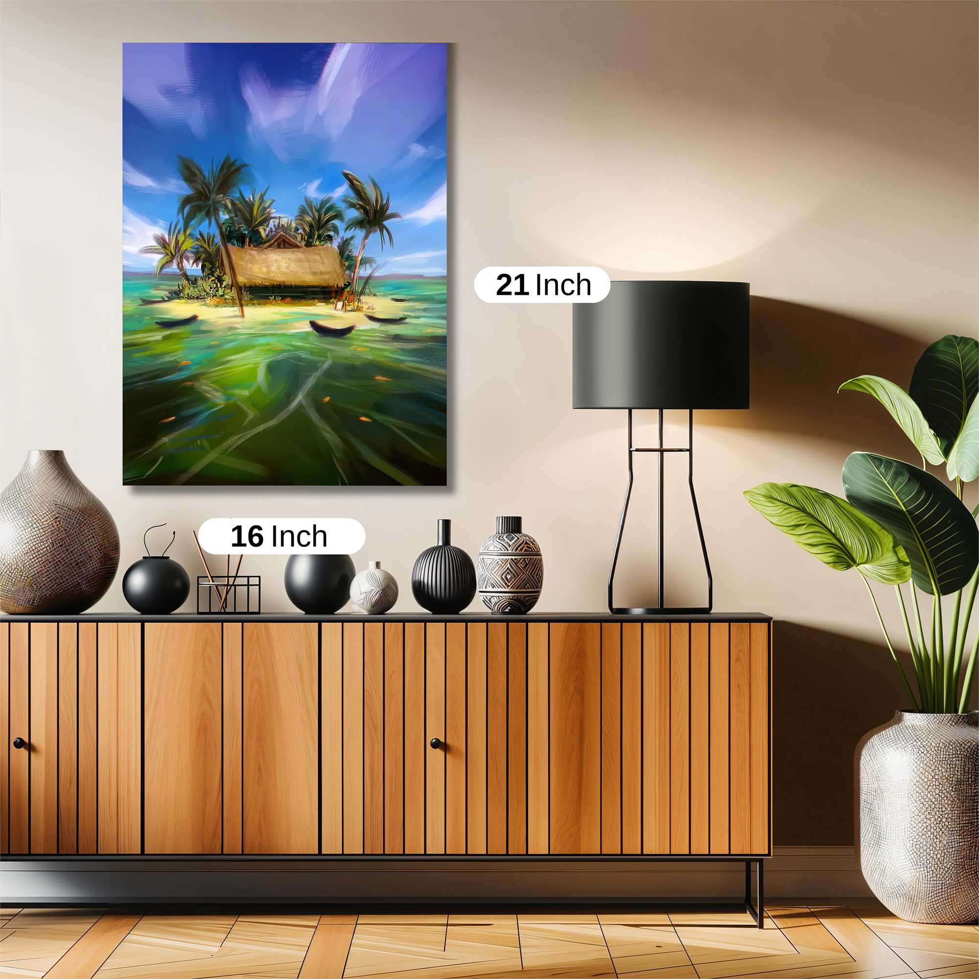 Island Serenity Safe Wall Magnetic / M