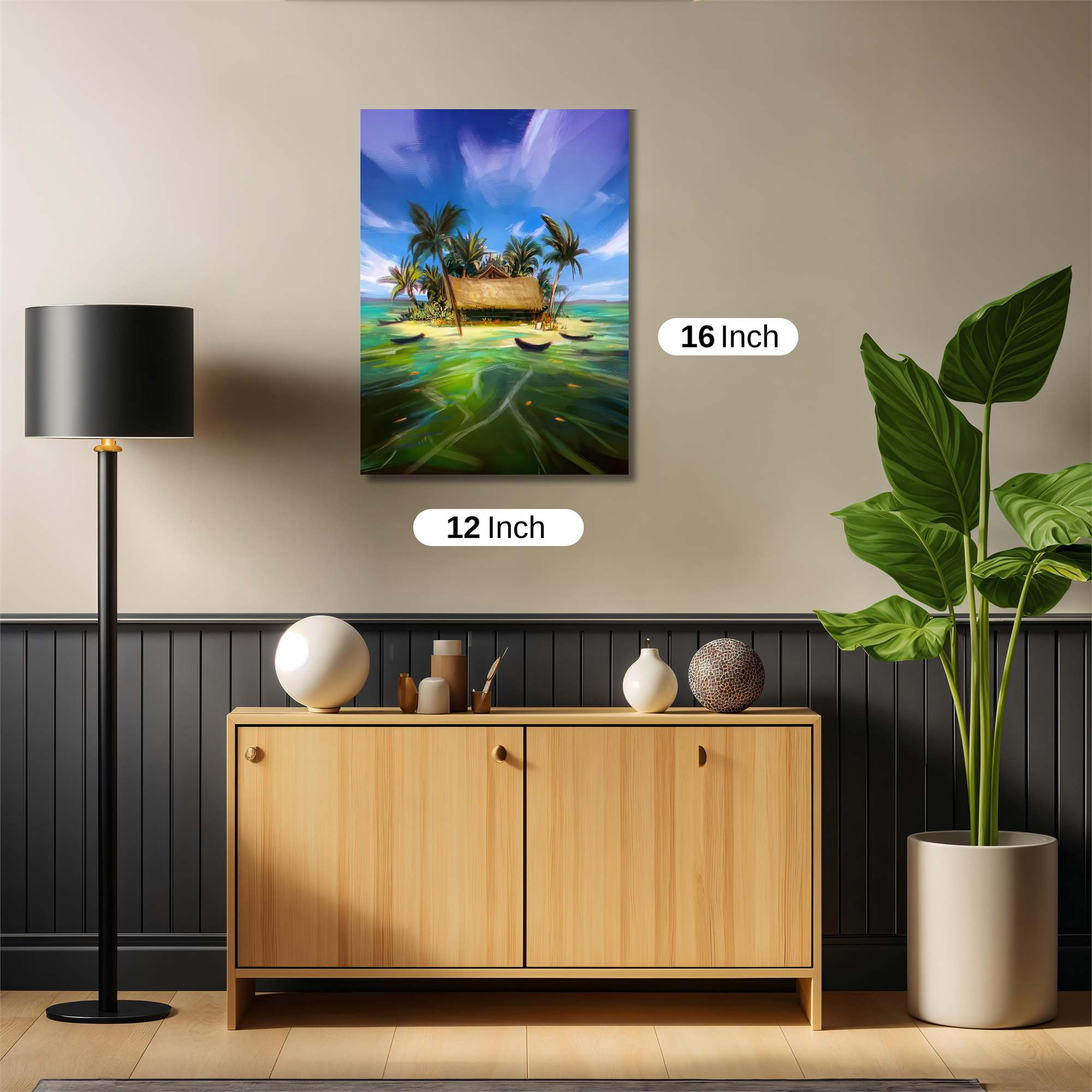 Island Serenity Safe Wall Magnetic / M