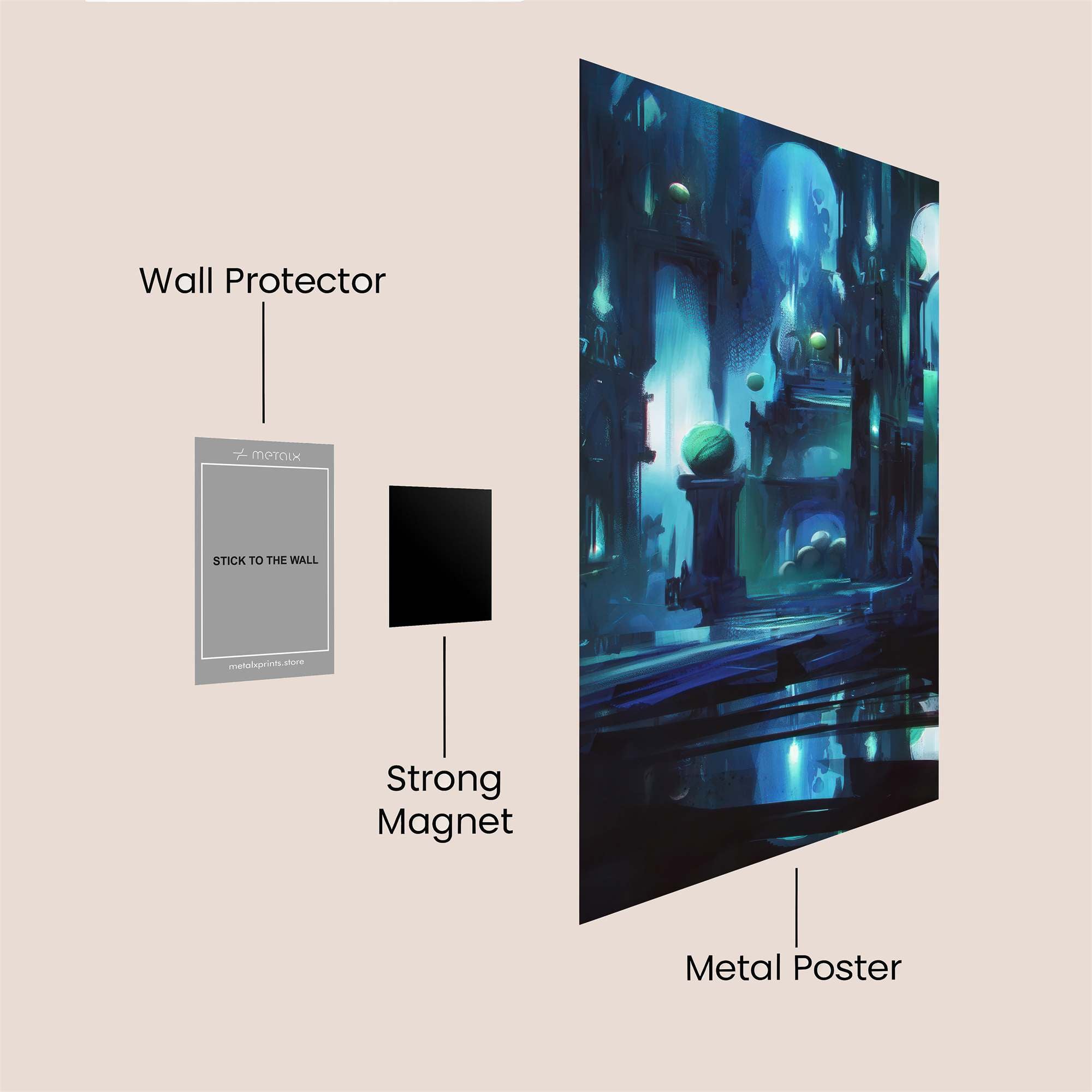 Arcane Sanctuary Safe Wall Magnetic / M