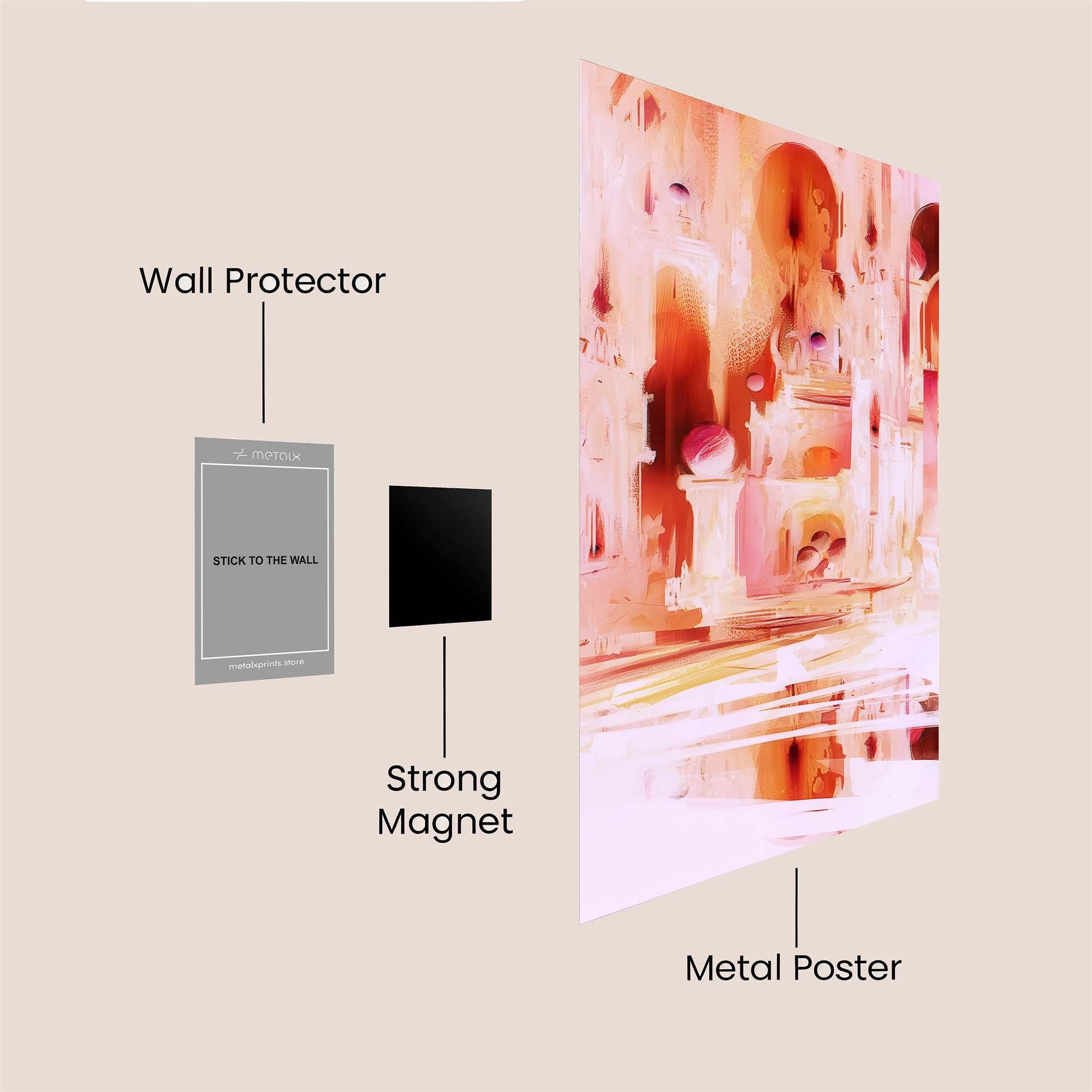 Cathedral Dream Safe Wall Magnetic / M