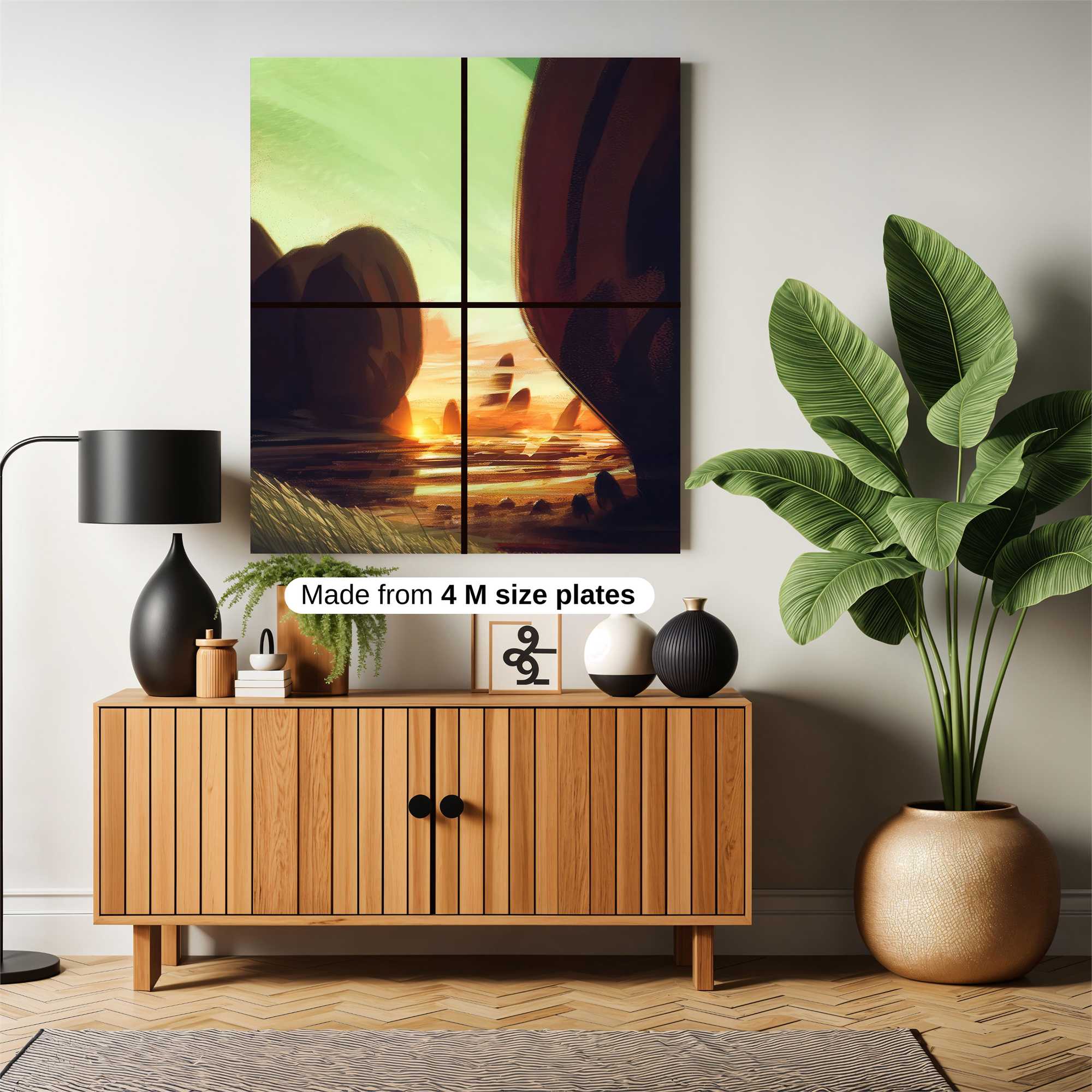 Sunset Serenity Safe Wall Magnetic / M
