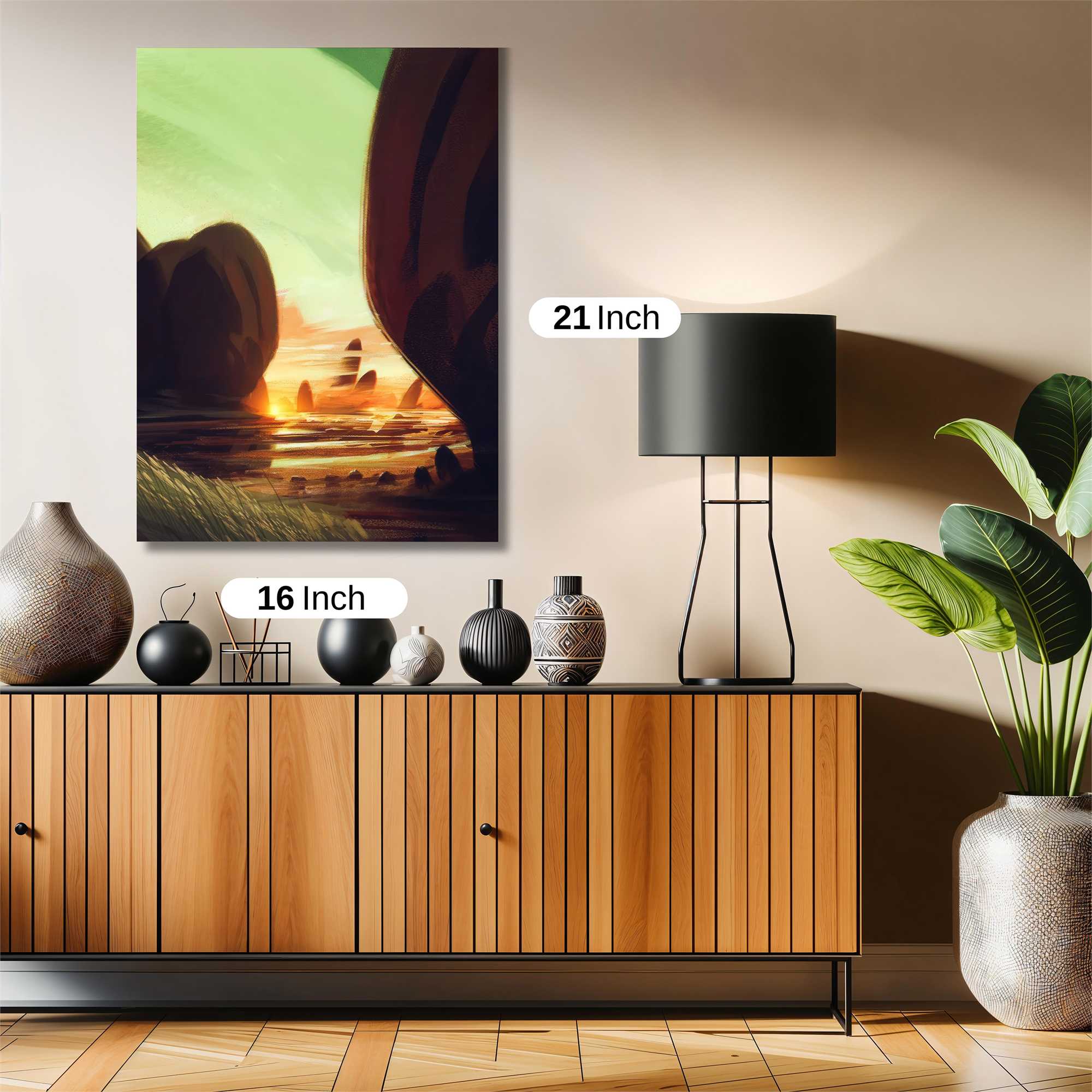 Sunset Serenity Safe Wall Magnetic / M