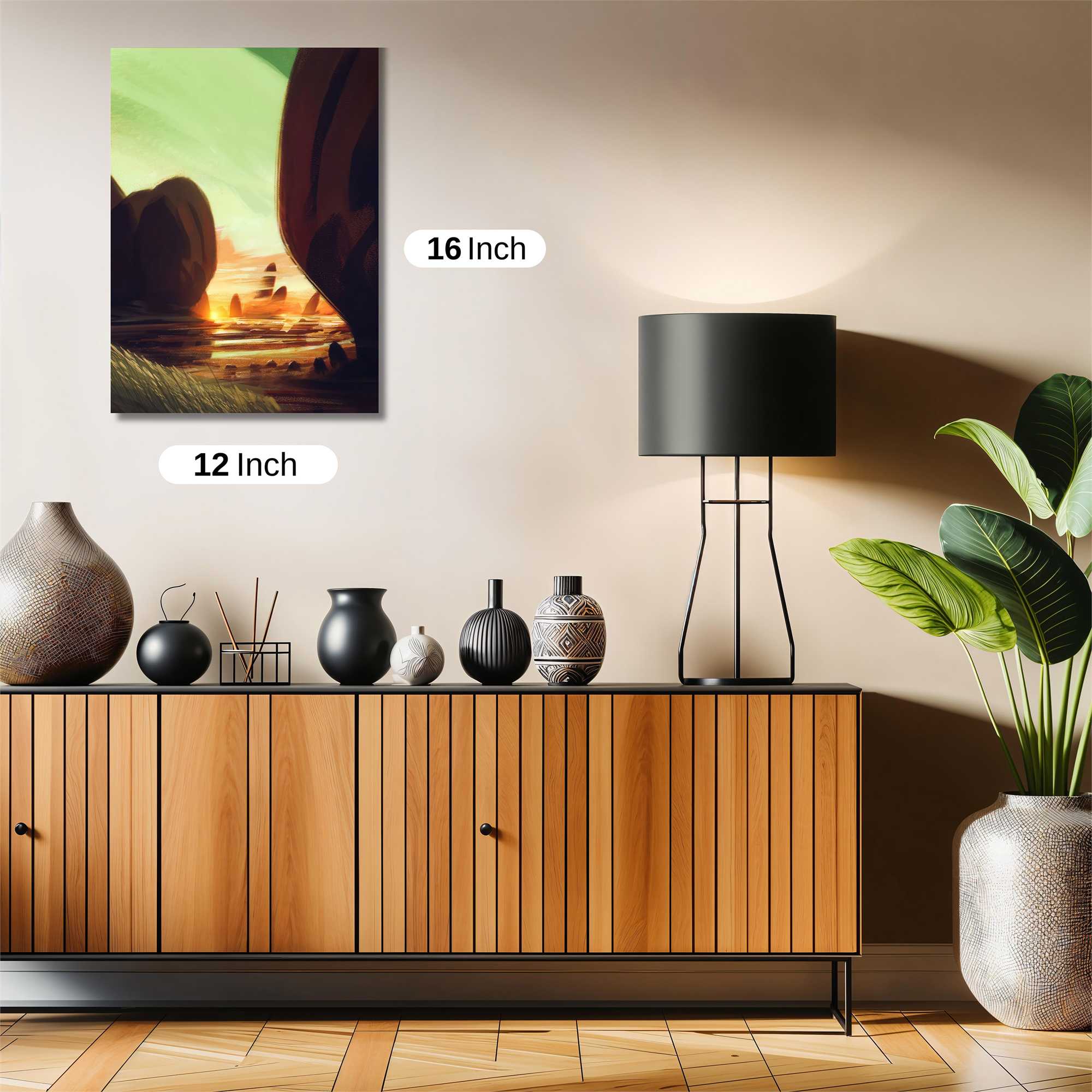 Sunset Serenity Safe Wall Magnetic / M