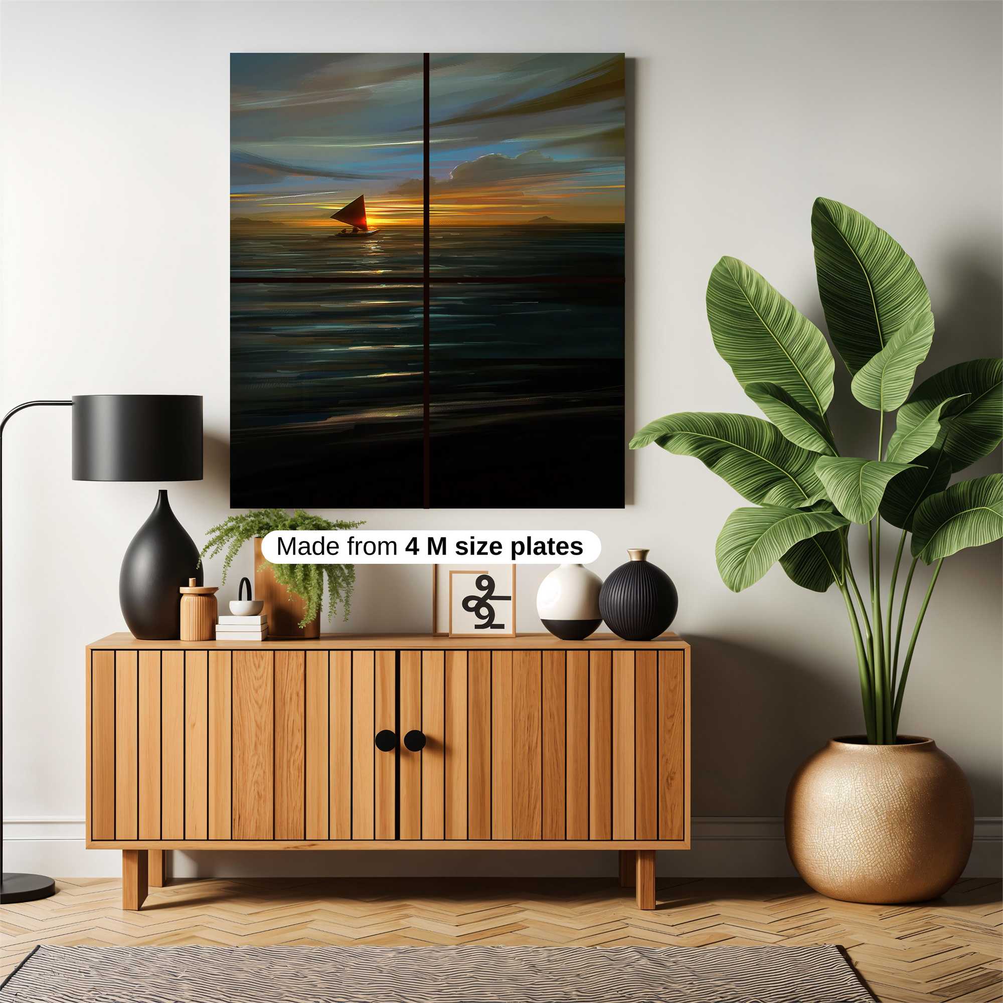 Sunset Solitude Safe Wall Magnetic / M