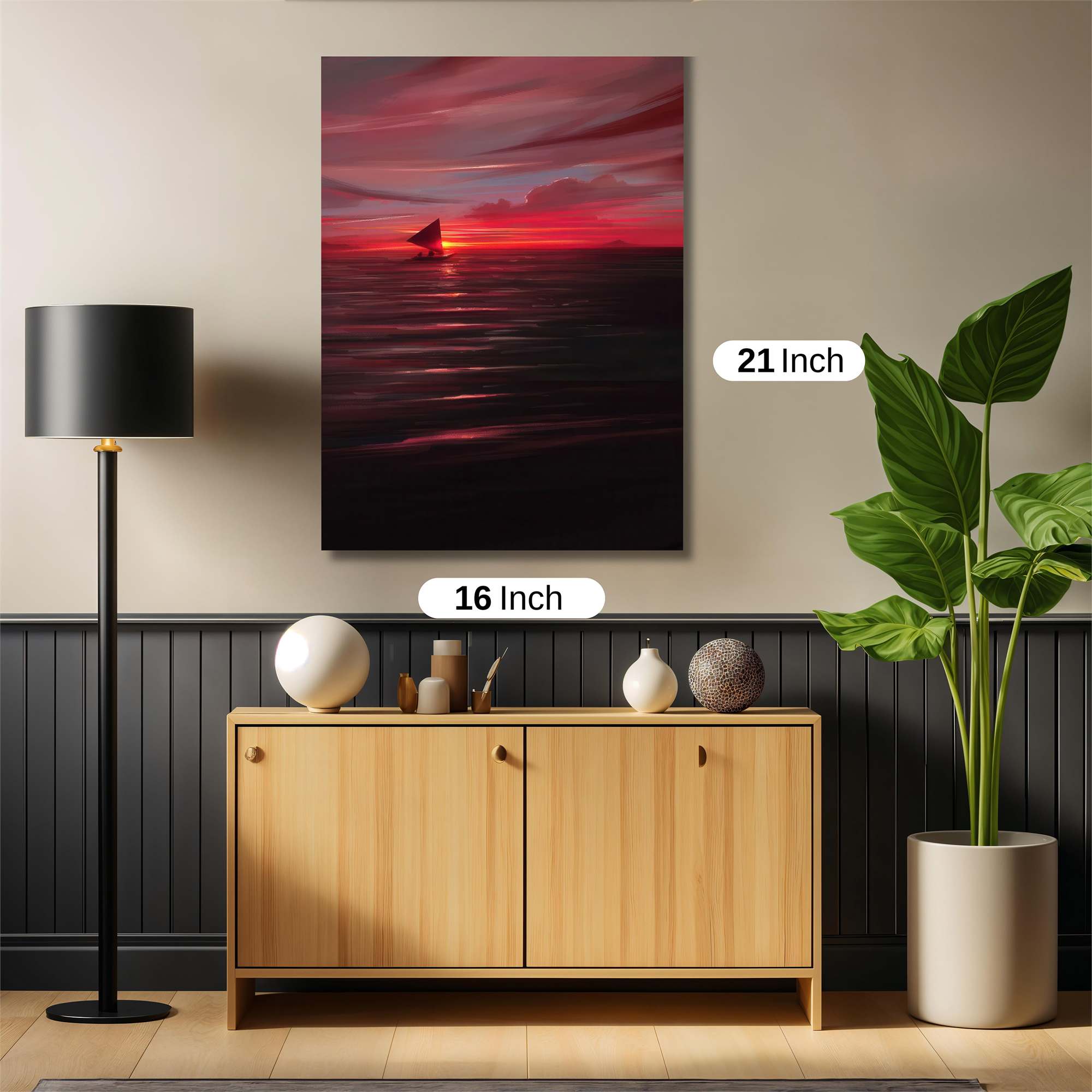 Sunset Voyage Safe Wall Magnetic / M