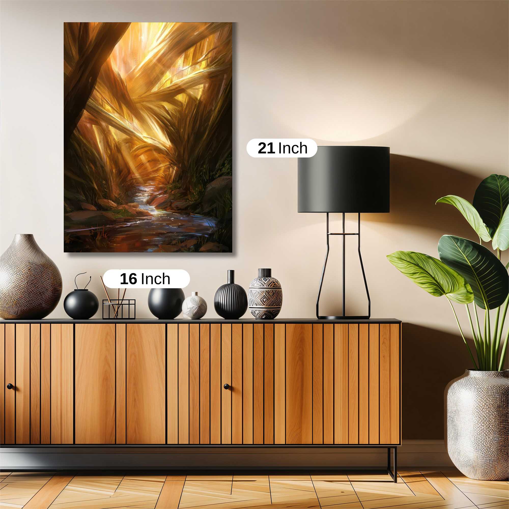 Sunlit Serenity Safe Wall Magnetic / M