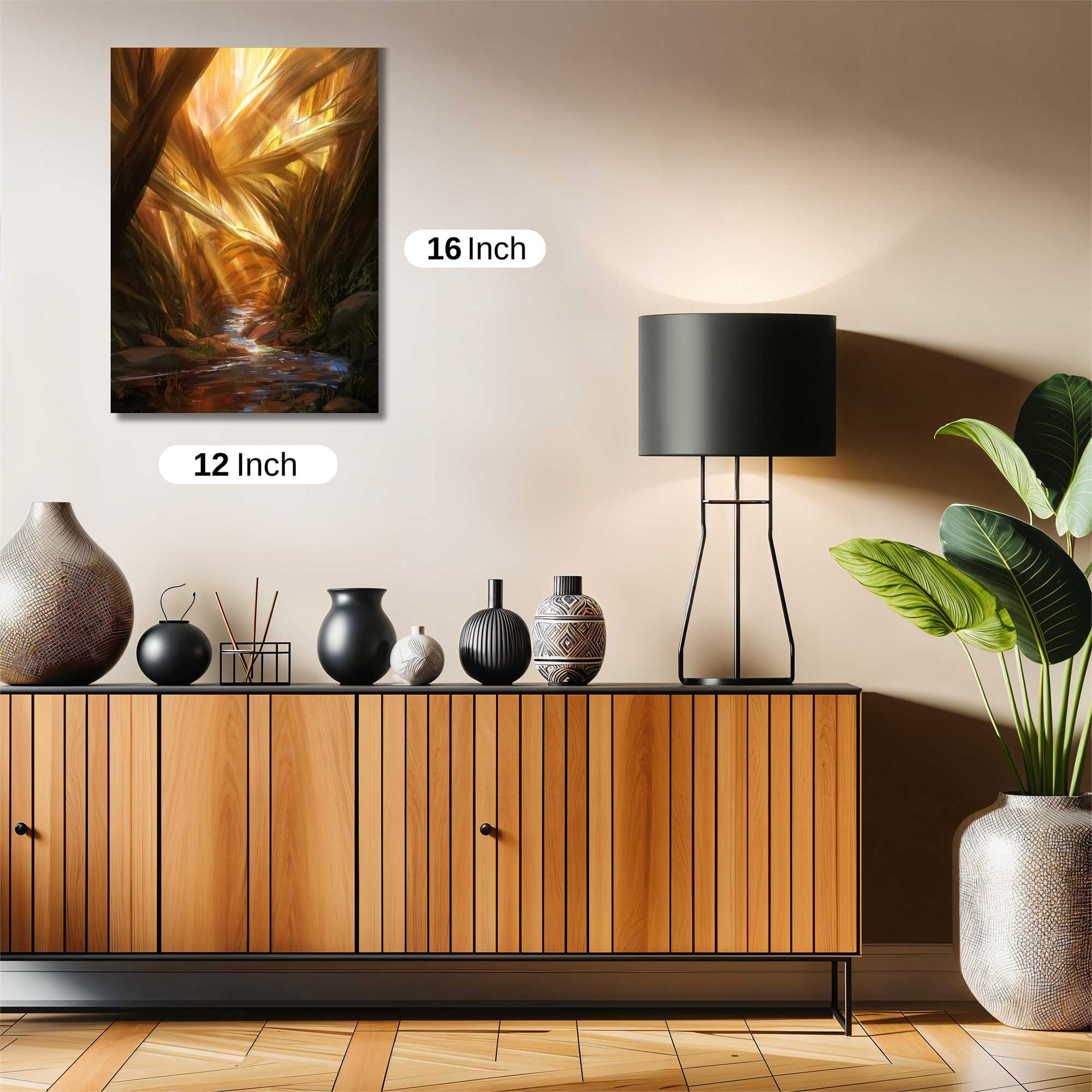 Sunlit Serenity Safe Wall Magnetic / M