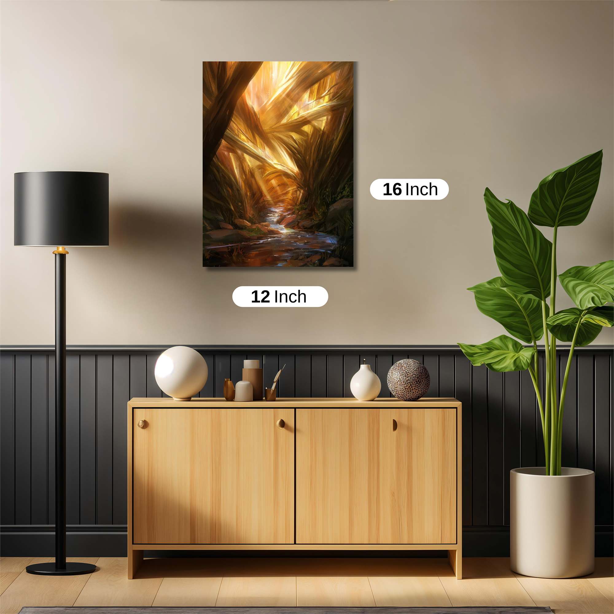 Sunlit Serenity Safe Wall Magnetic / M