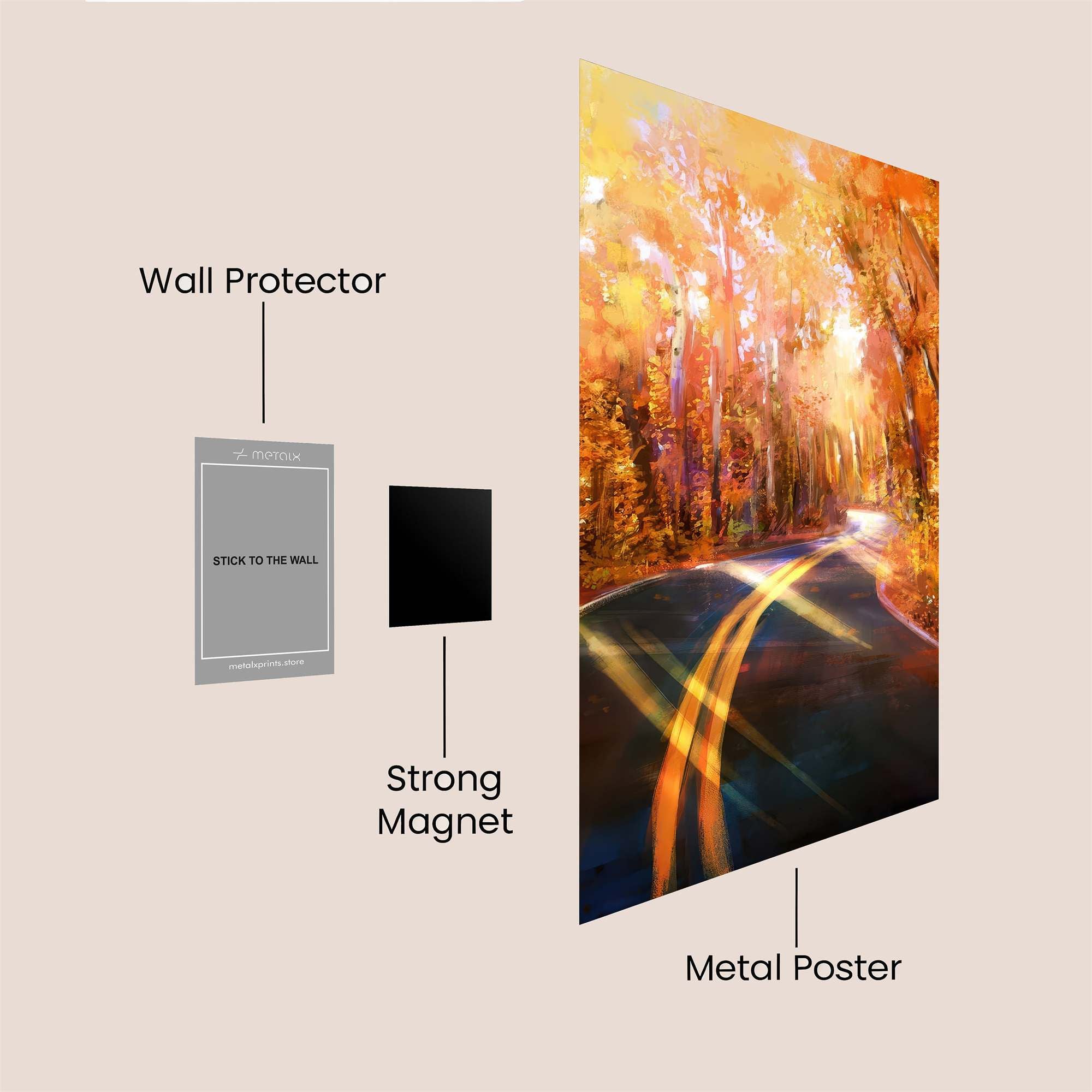 Autumn Serenity Safe Wall Magnetic / M