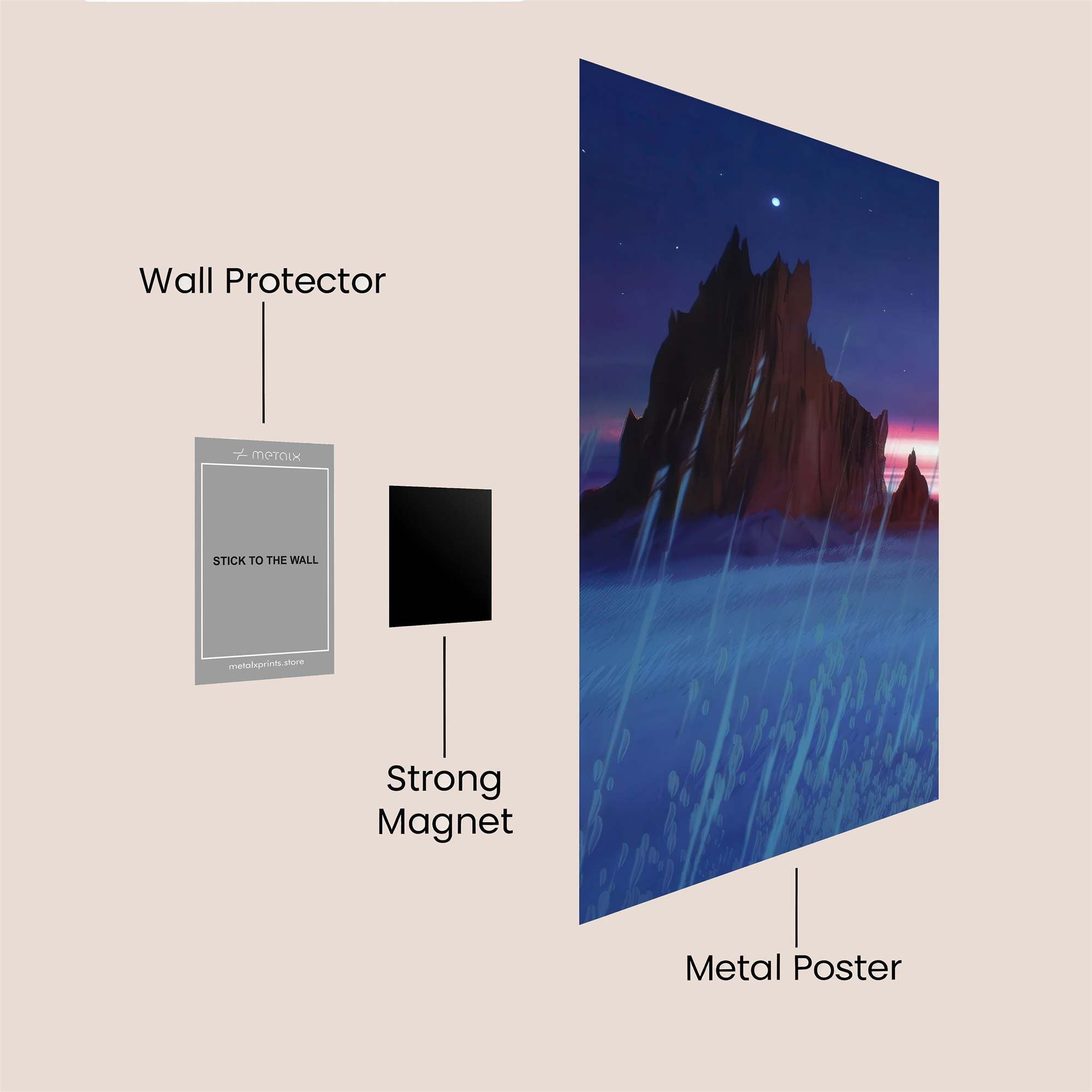Monolith Serenity Safe Wall Magnetic / M