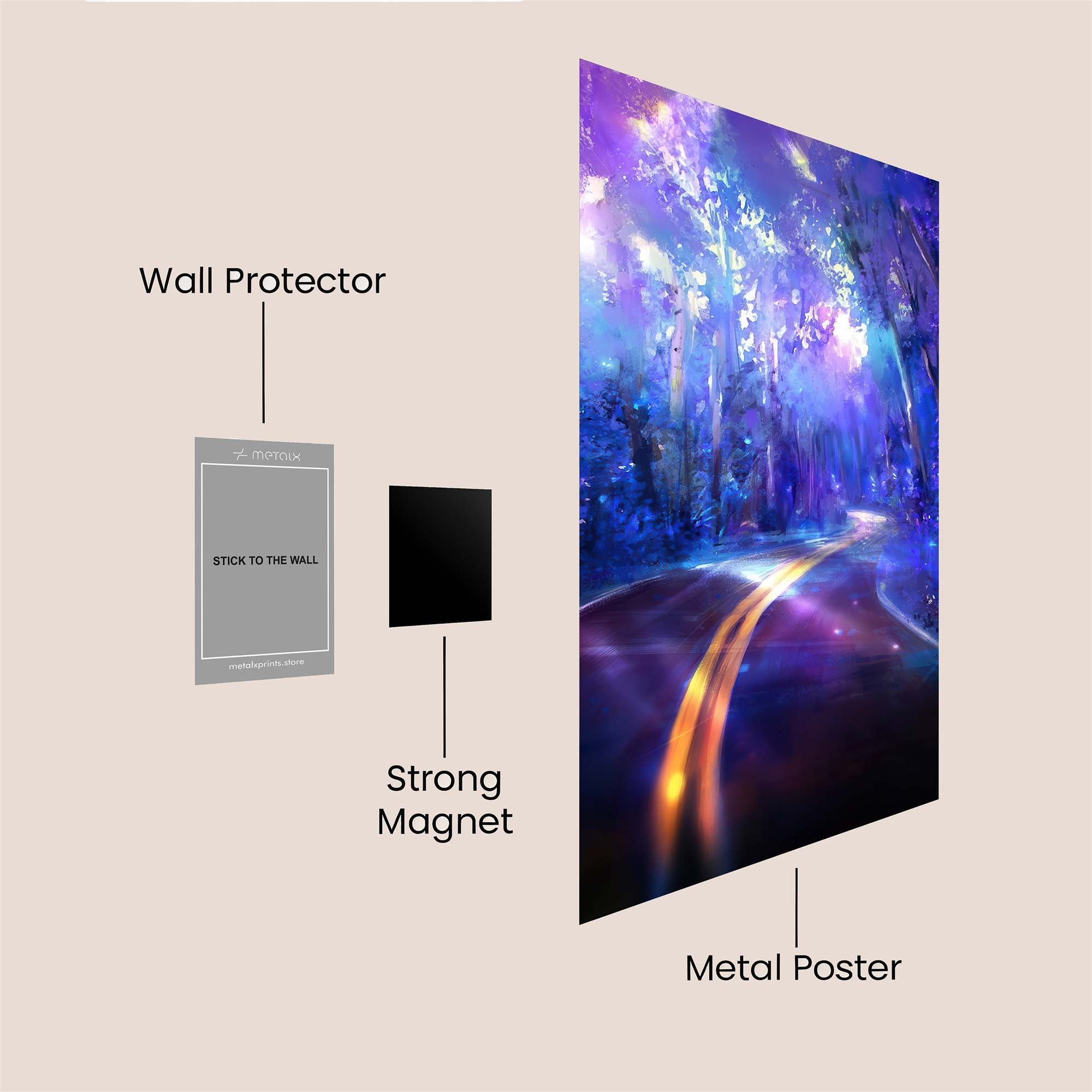 Mystic Path Safe Wall Magnetic / M
