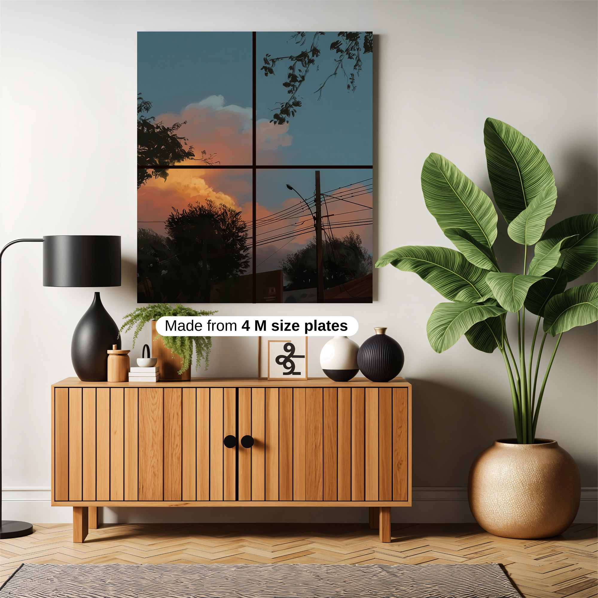 Sunset Serenity Safe Wall Magnetic / M