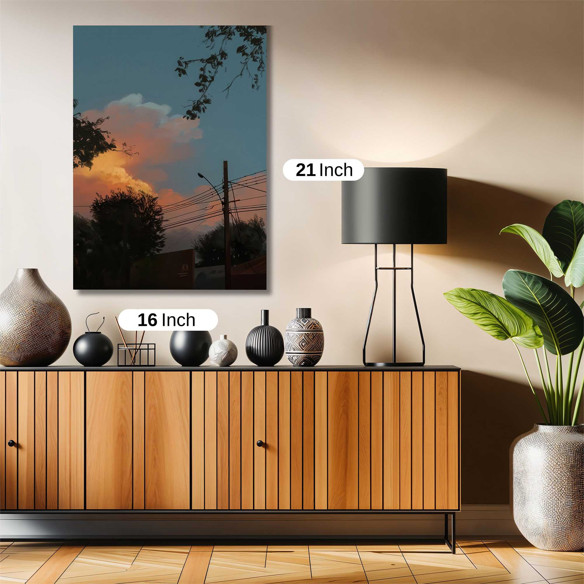 Sunset Serenity Safe Wall Magnetic / M