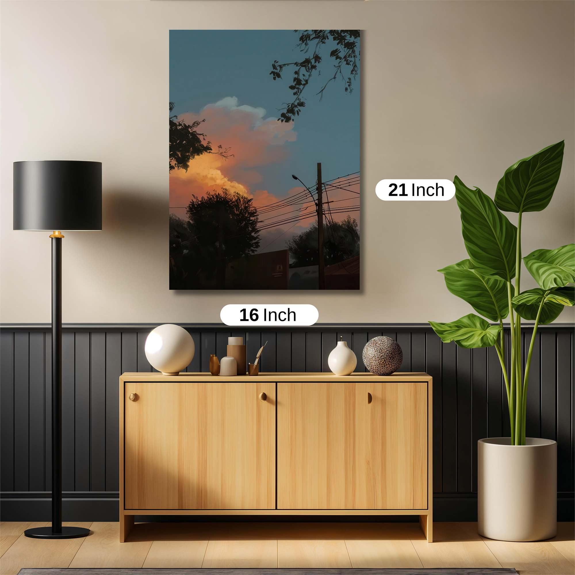 Sunset Serenity Safe Wall Magnetic / M