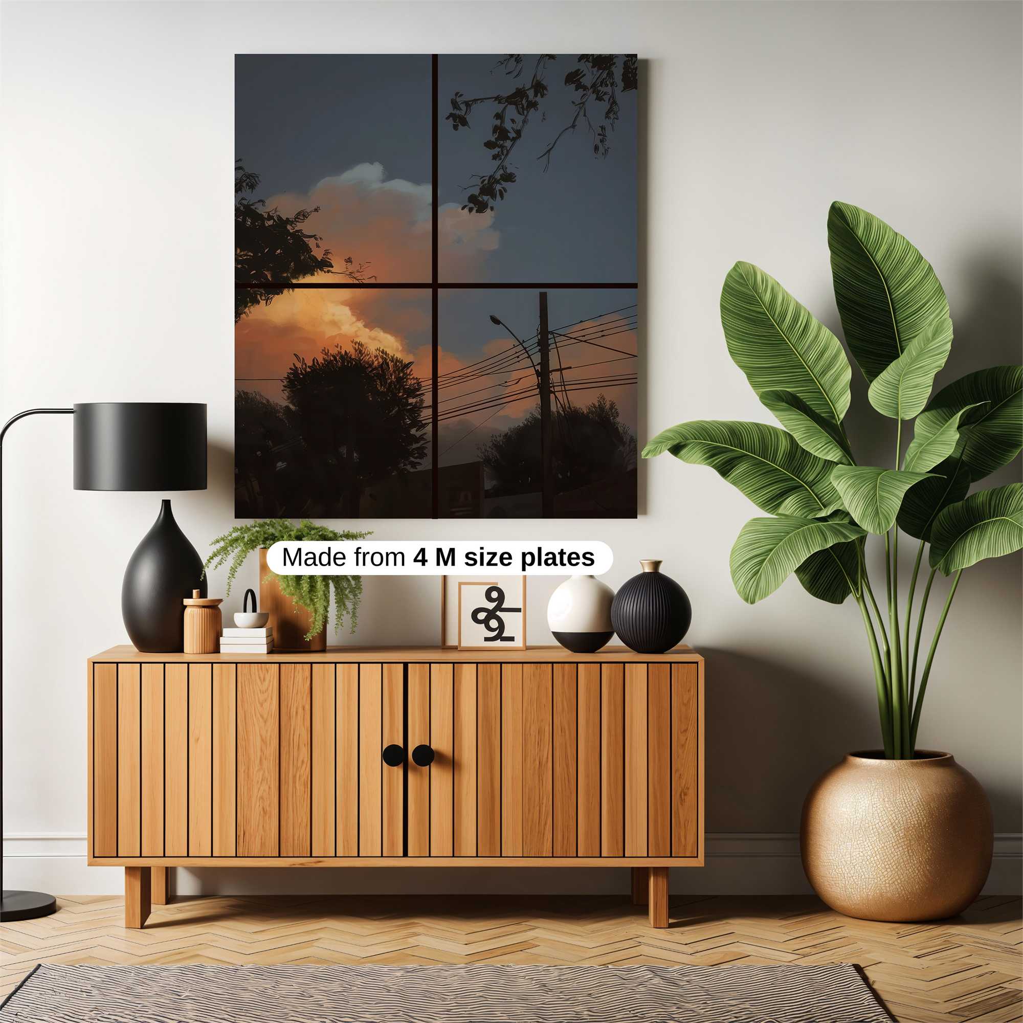 Sunset Serenity Safe Wall Magnetic / M