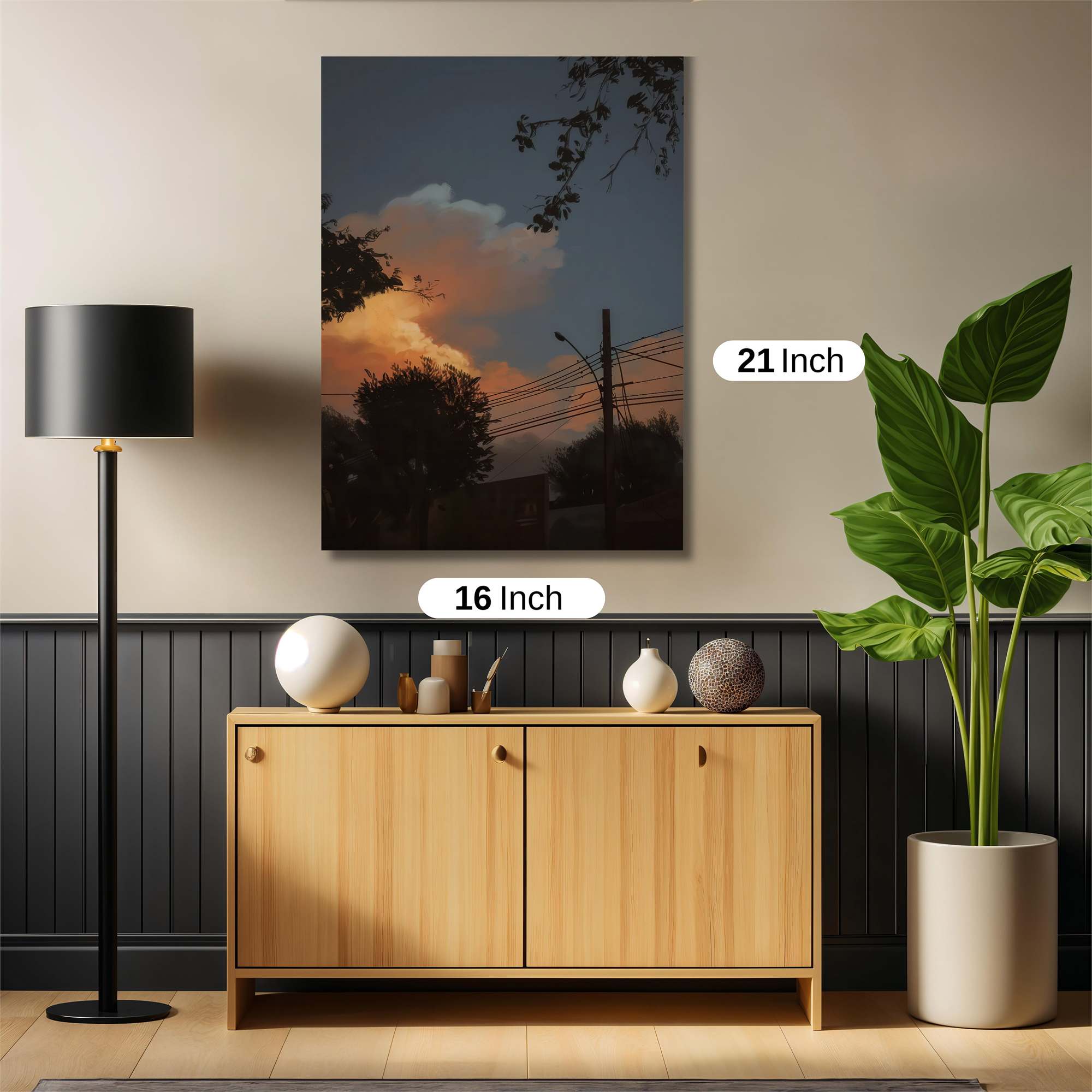 Sunset Serenity Safe Wall Magnetic / M