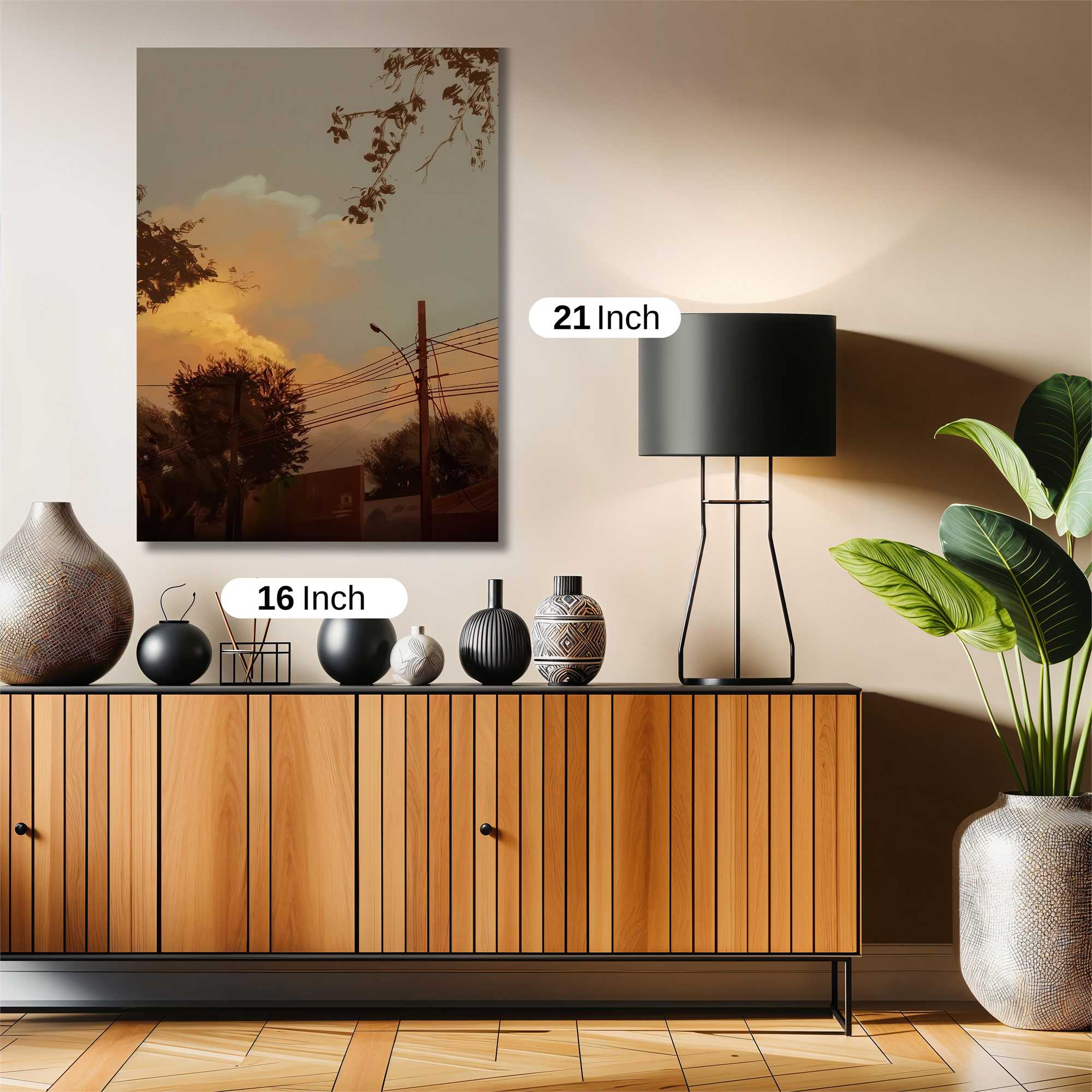Sunset Serenity Safe Wall Magnetic / M