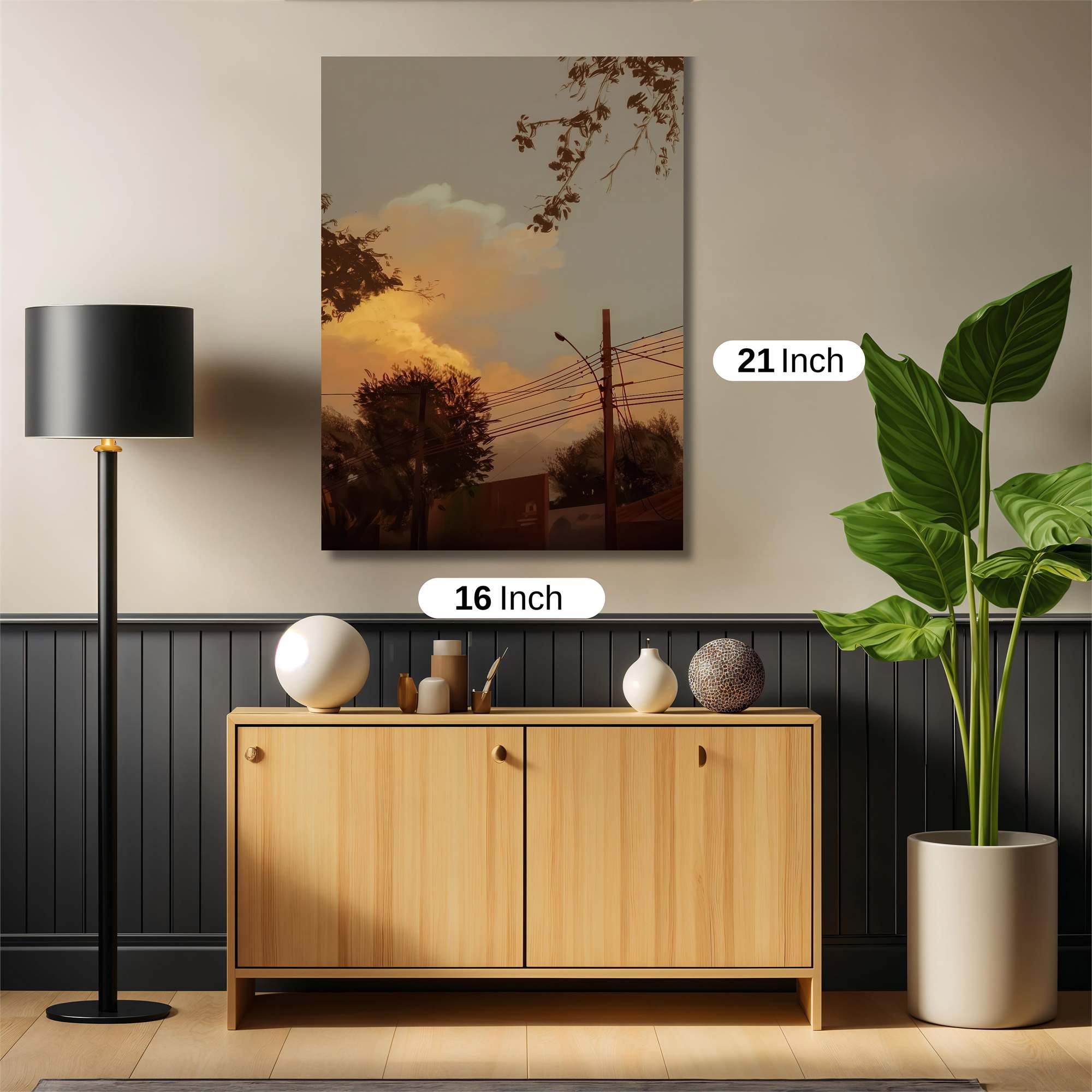 Sunset Serenity Safe Wall Magnetic / M