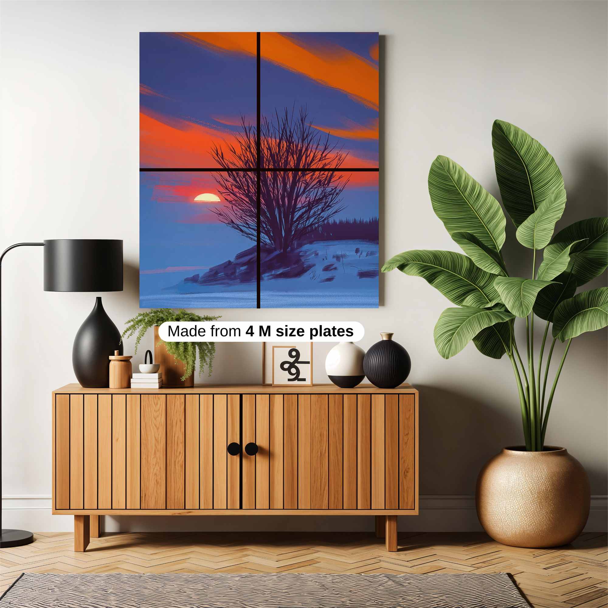 Sunset Solitude Safe Wall Magnetic / M