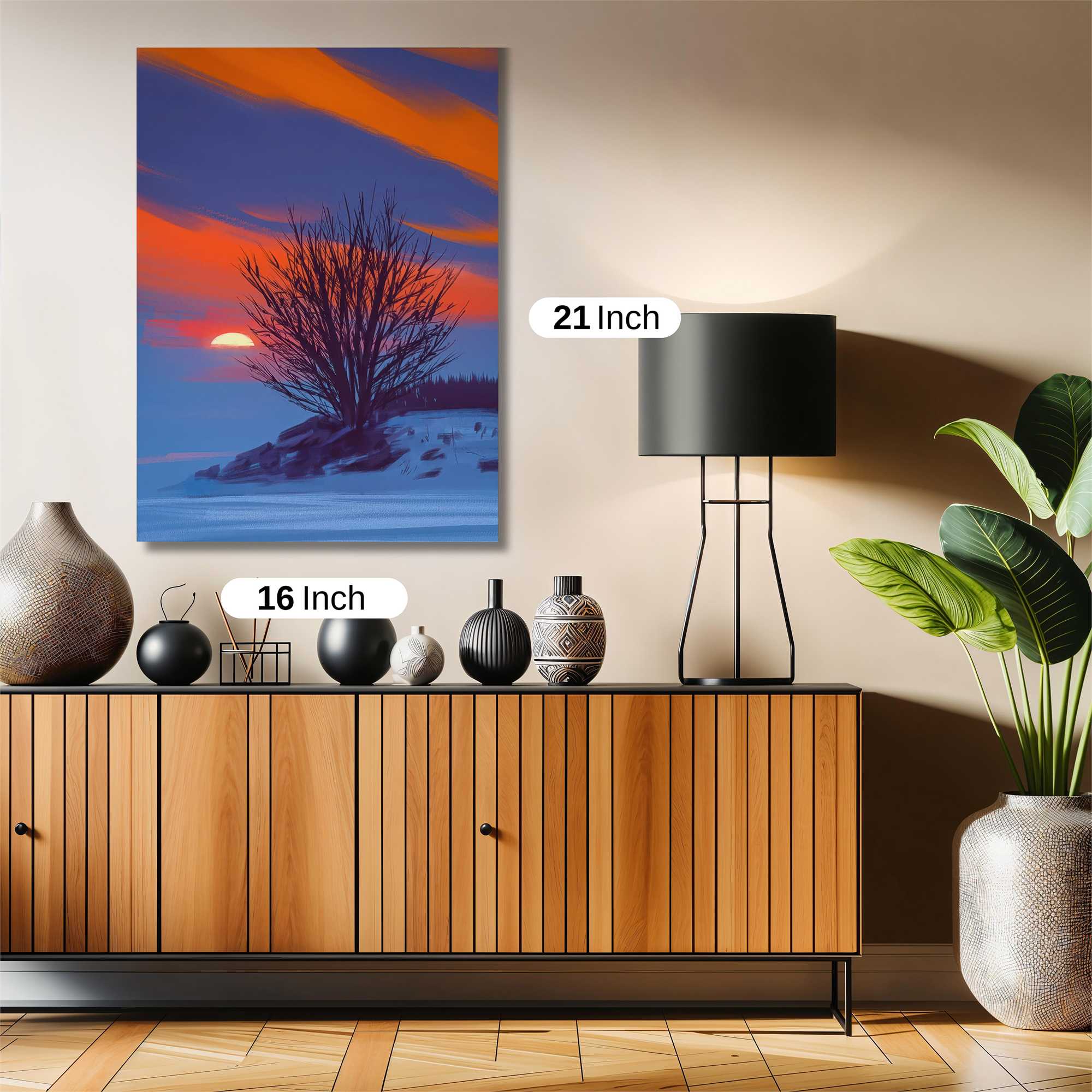 Sunset Solitude Safe Wall Magnetic / M