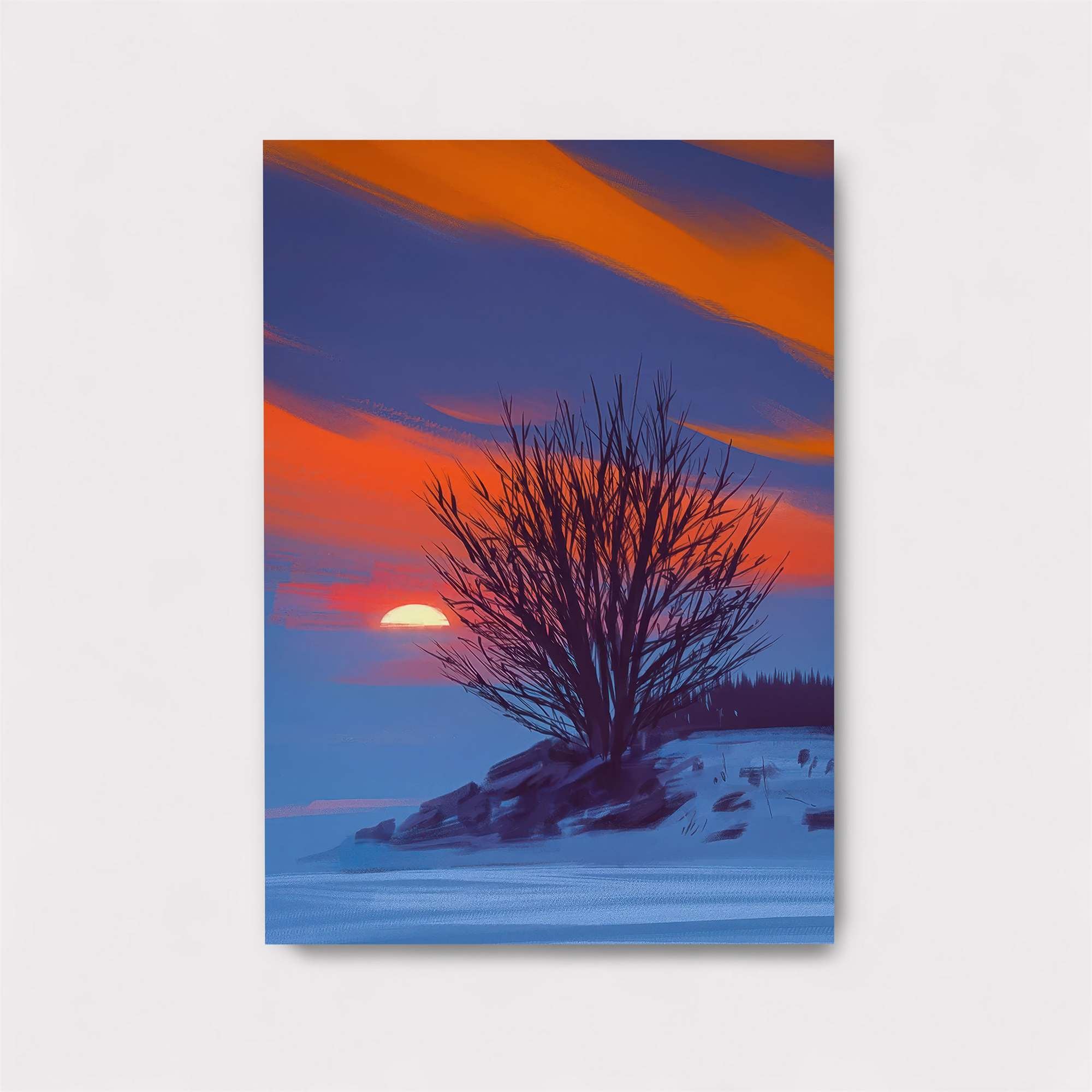 Sunset Solitude Safe Wall Magnetic / M