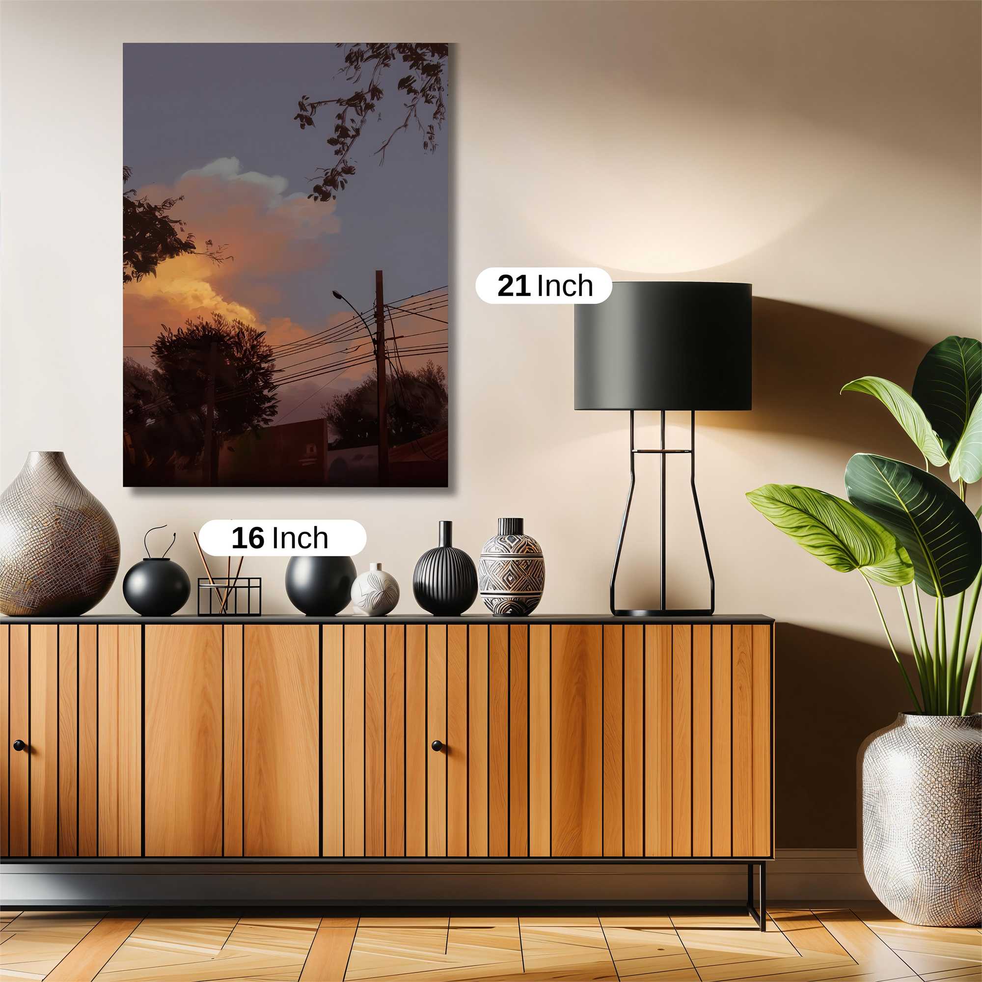 Sunset Serenity Safe Wall Magnetic / M