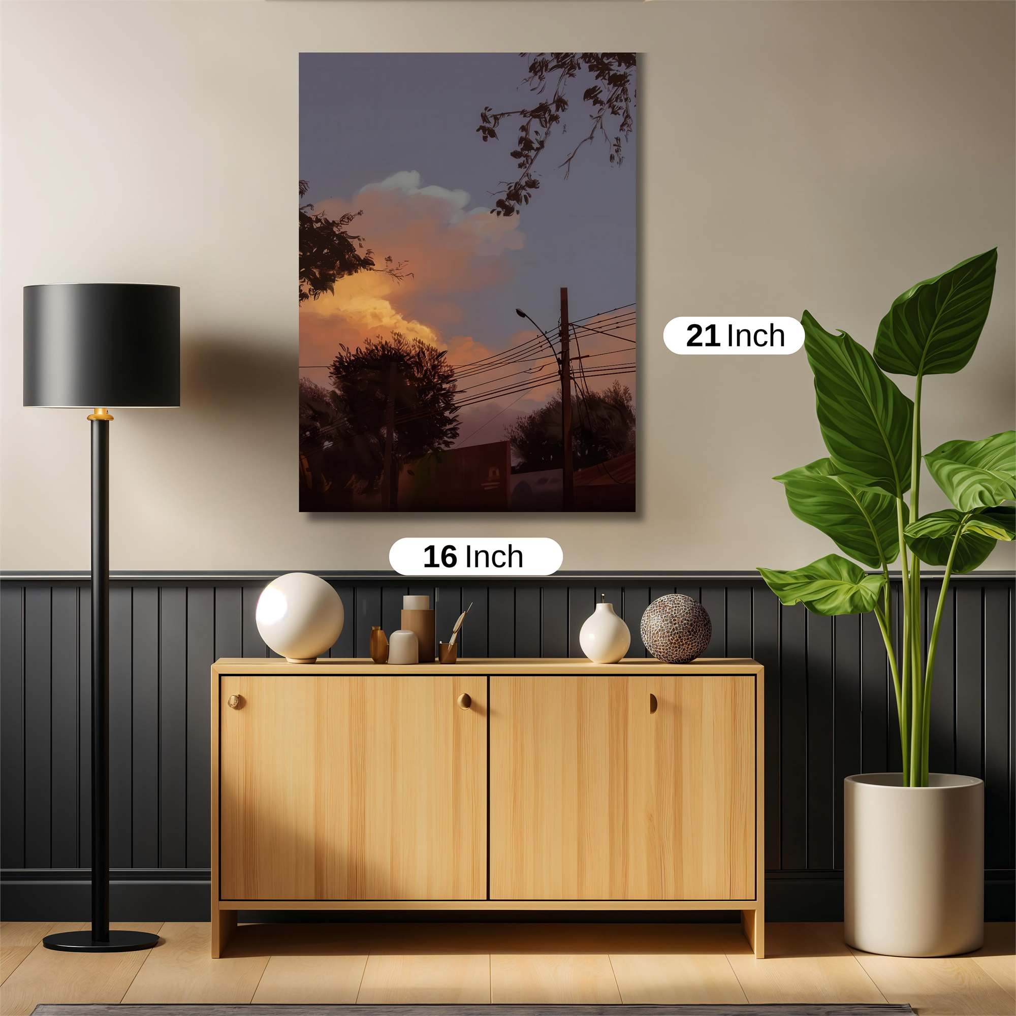 Sunset Serenity Safe Wall Magnetic / M