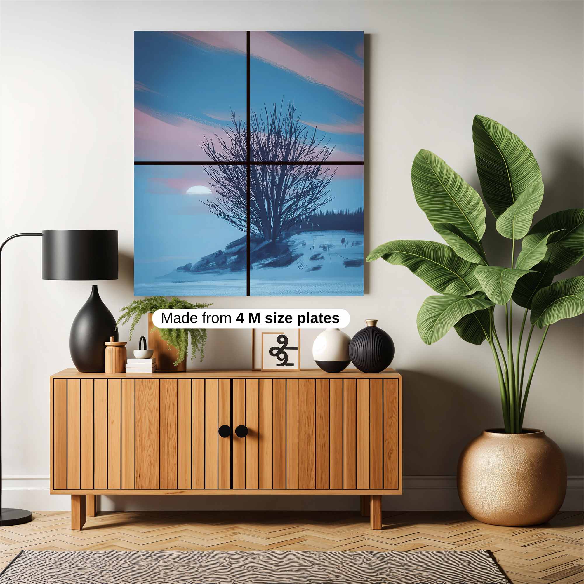 Moonlit Solitude Safe Wall Magnetic / M