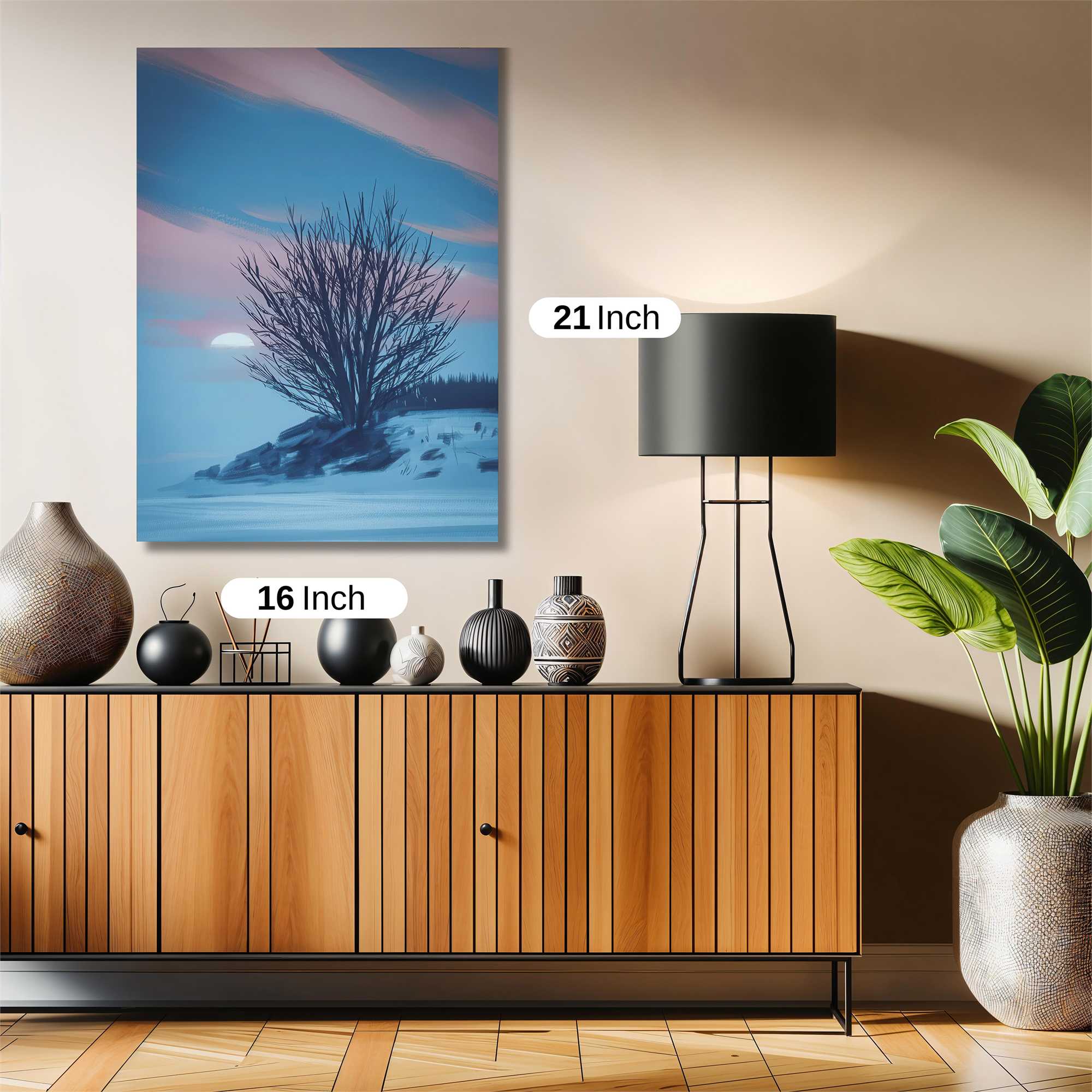 Moonlit Solitude Safe Wall Magnetic / M